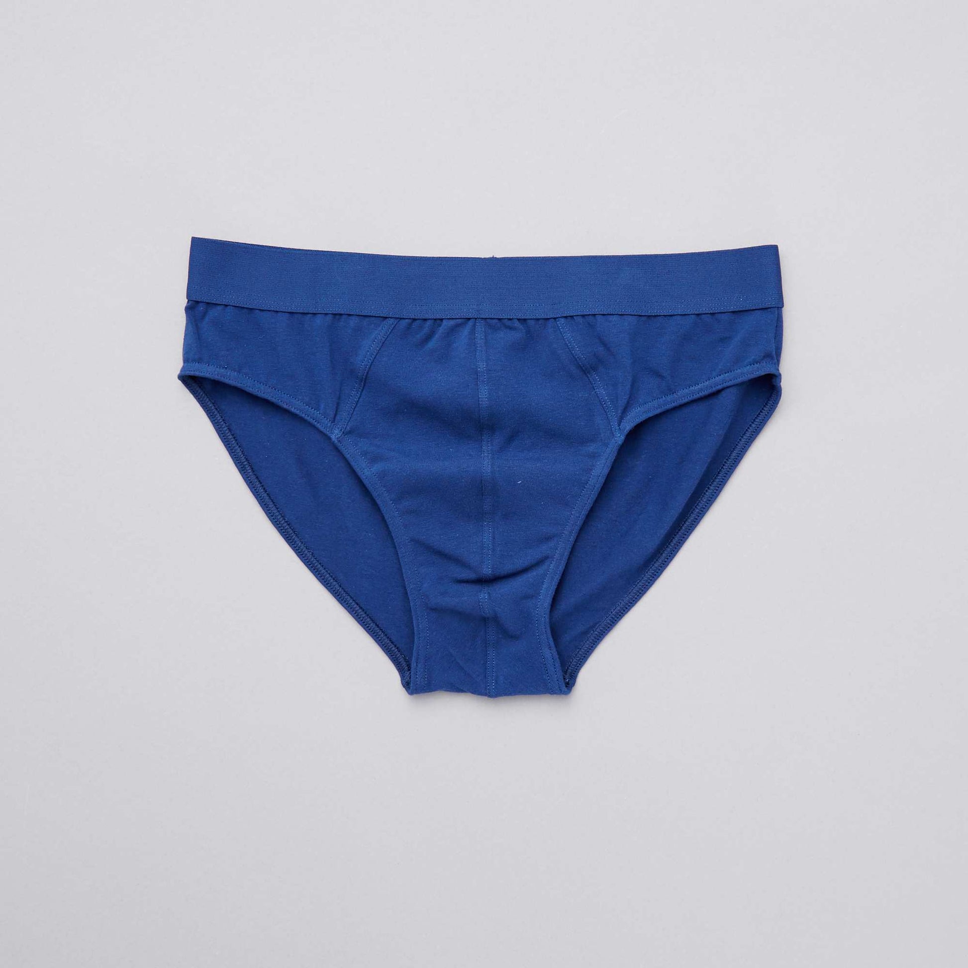 Lot de 3 slips unis BLEU GRIS ROUGE