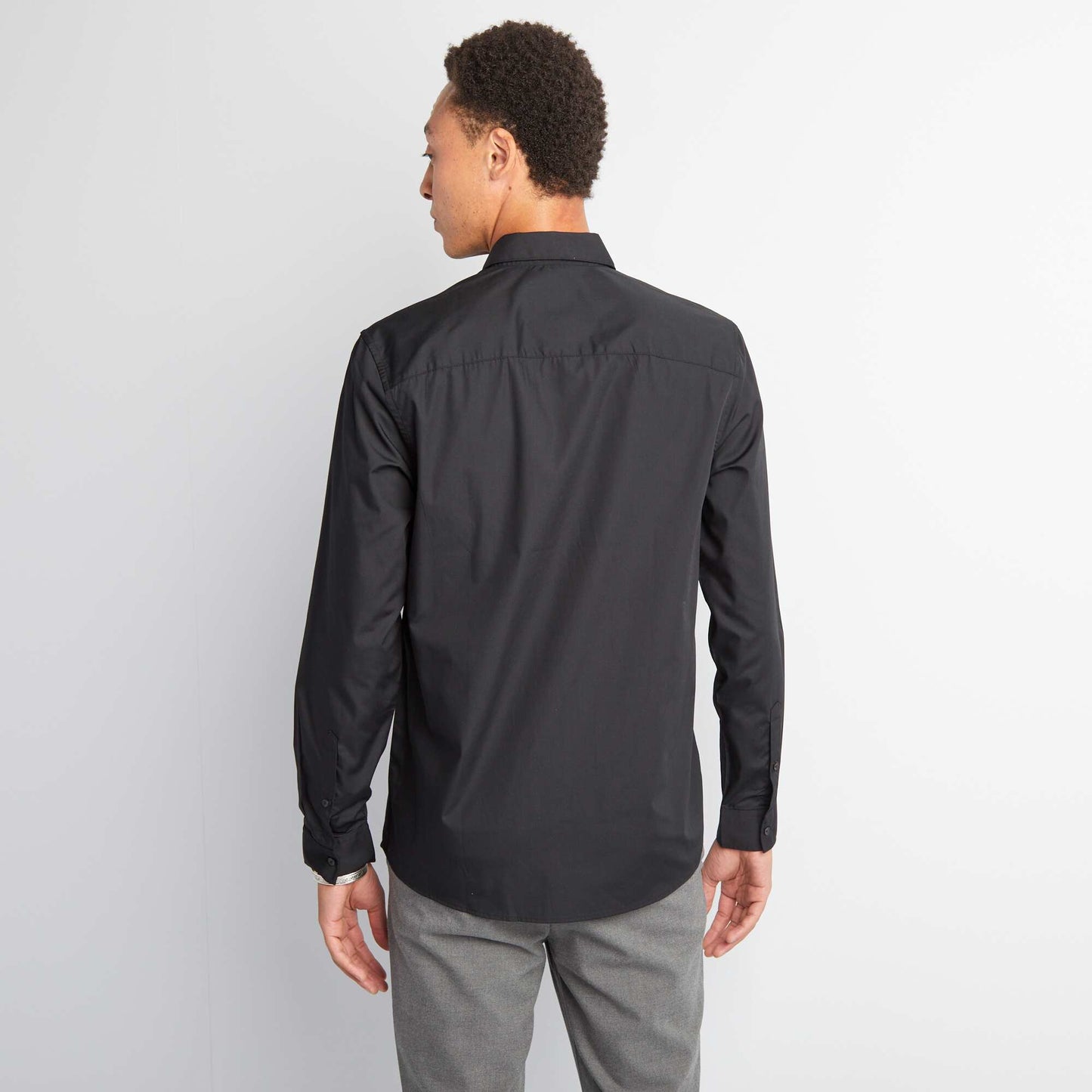 Chemise droite NOIR