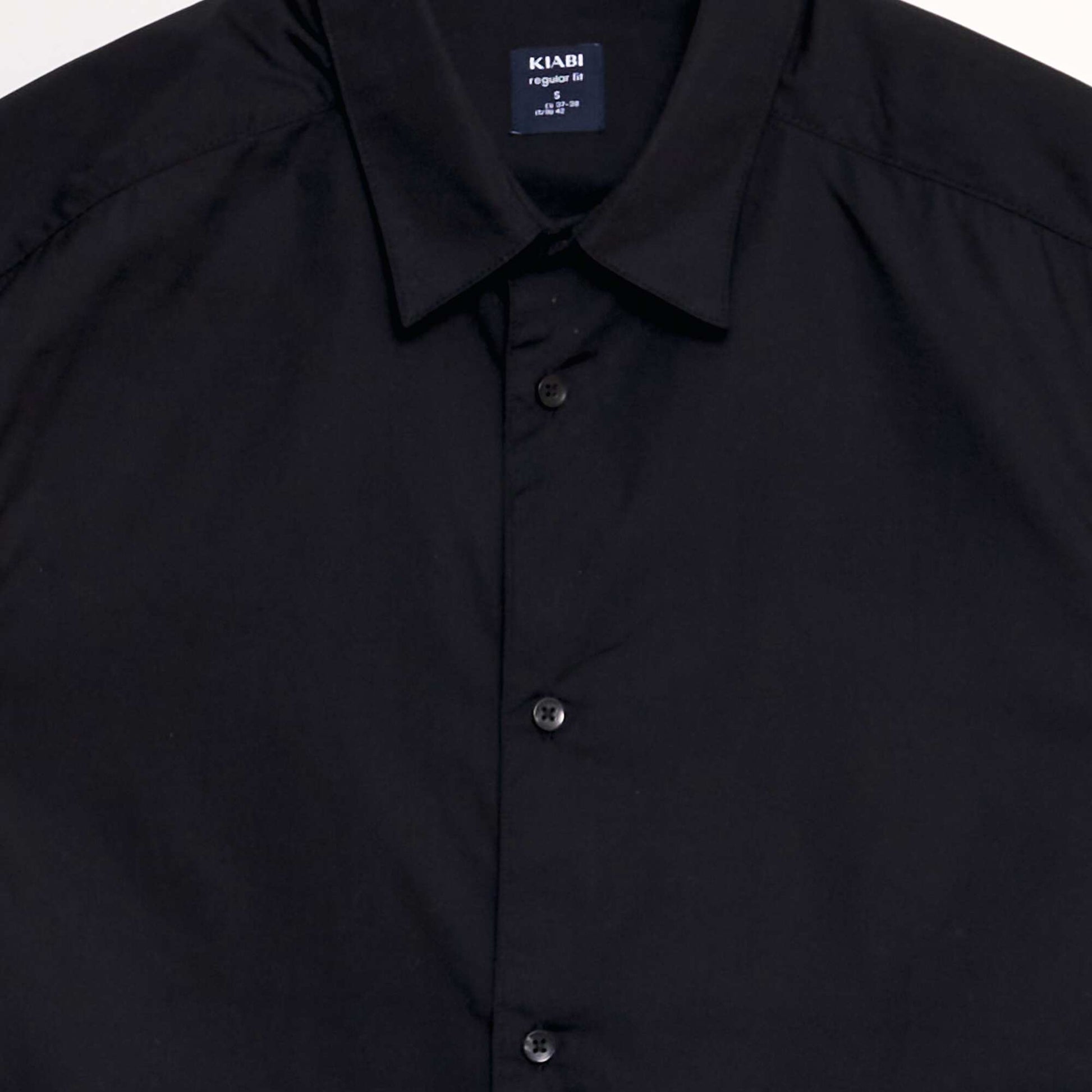 Chemise droite NOIR