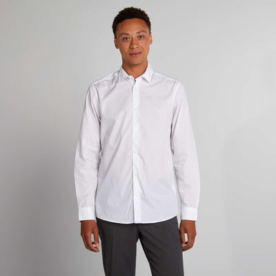 Chemise droite blanche BLANC