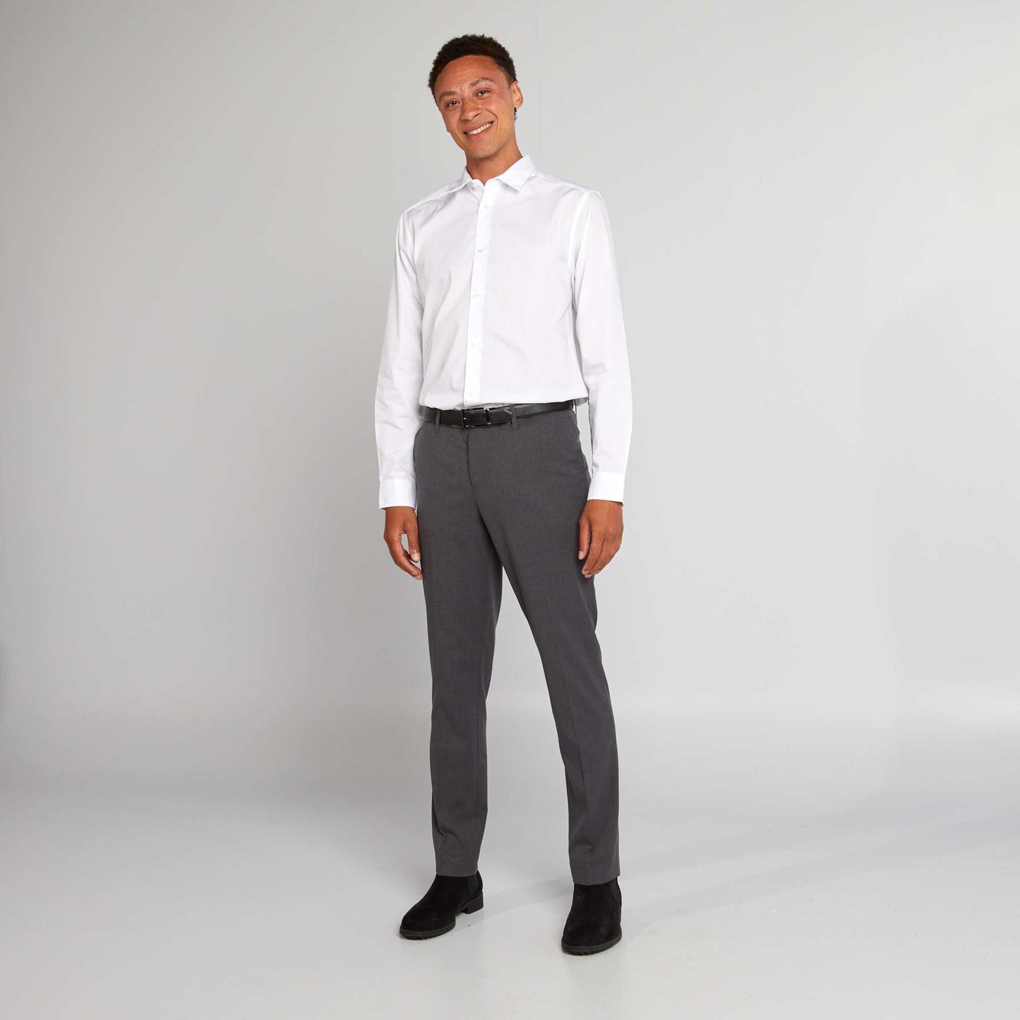Chemise droite blanche BLANC