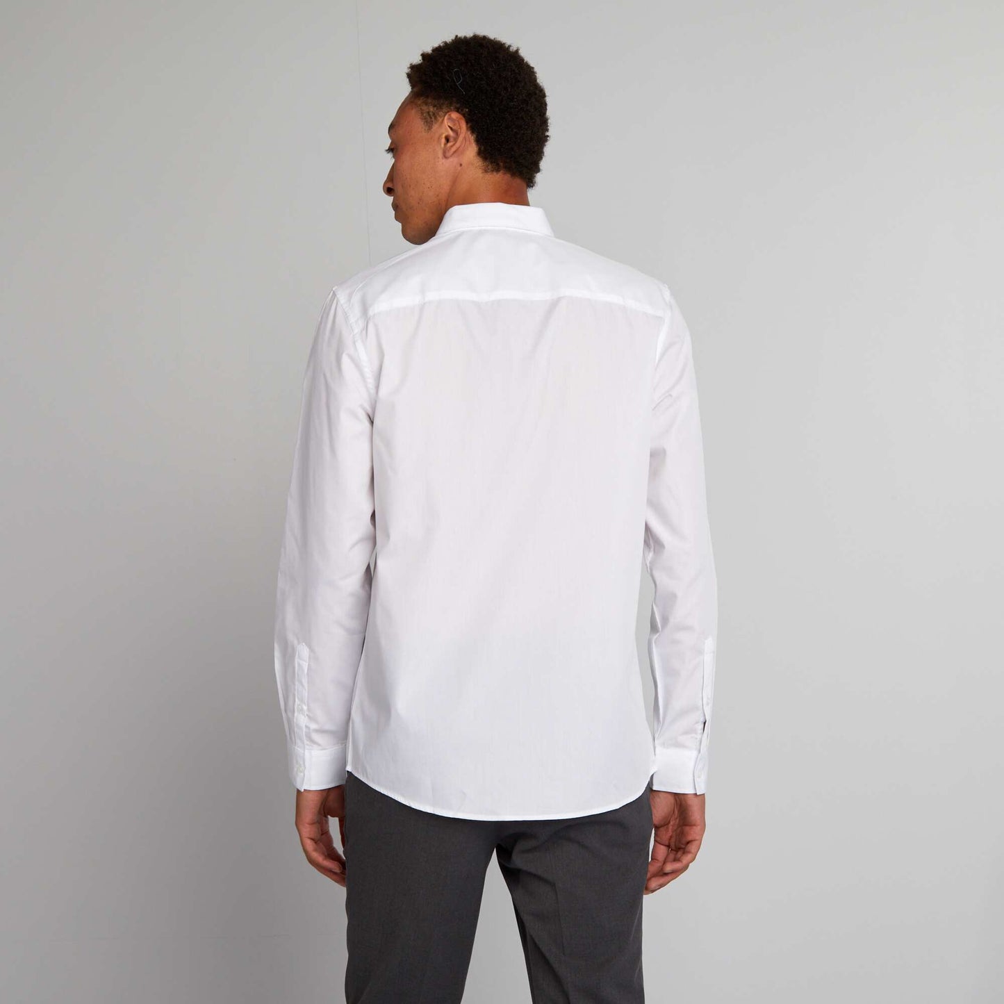 Chemise droite blanche BLANC