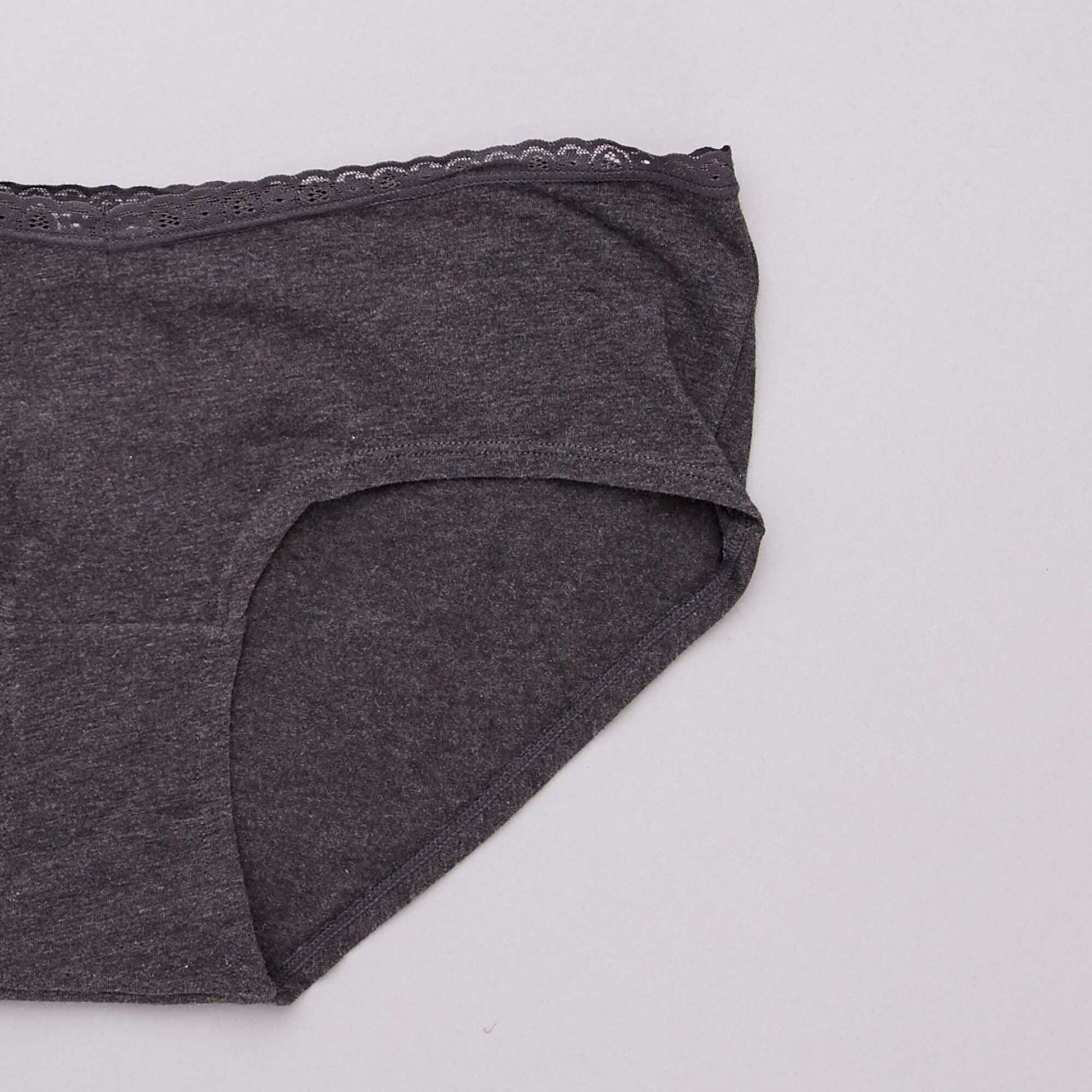 Lot de 3 shorties maternité NOIR/GRIS CLAIR/GRIS FONCé