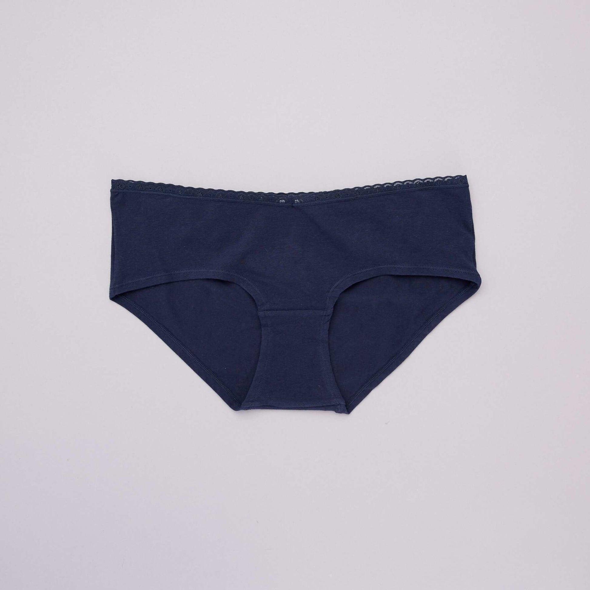 Lot de 3 shorties maternité BLANC/GRIS/MARINE