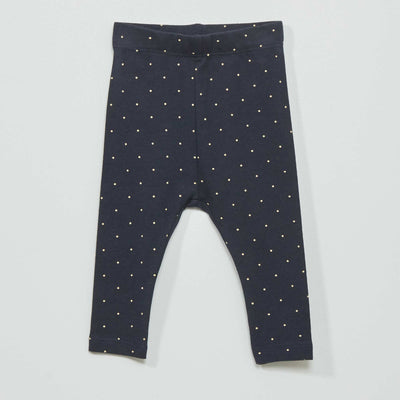 Legging long fantaisie BLEU MARINE