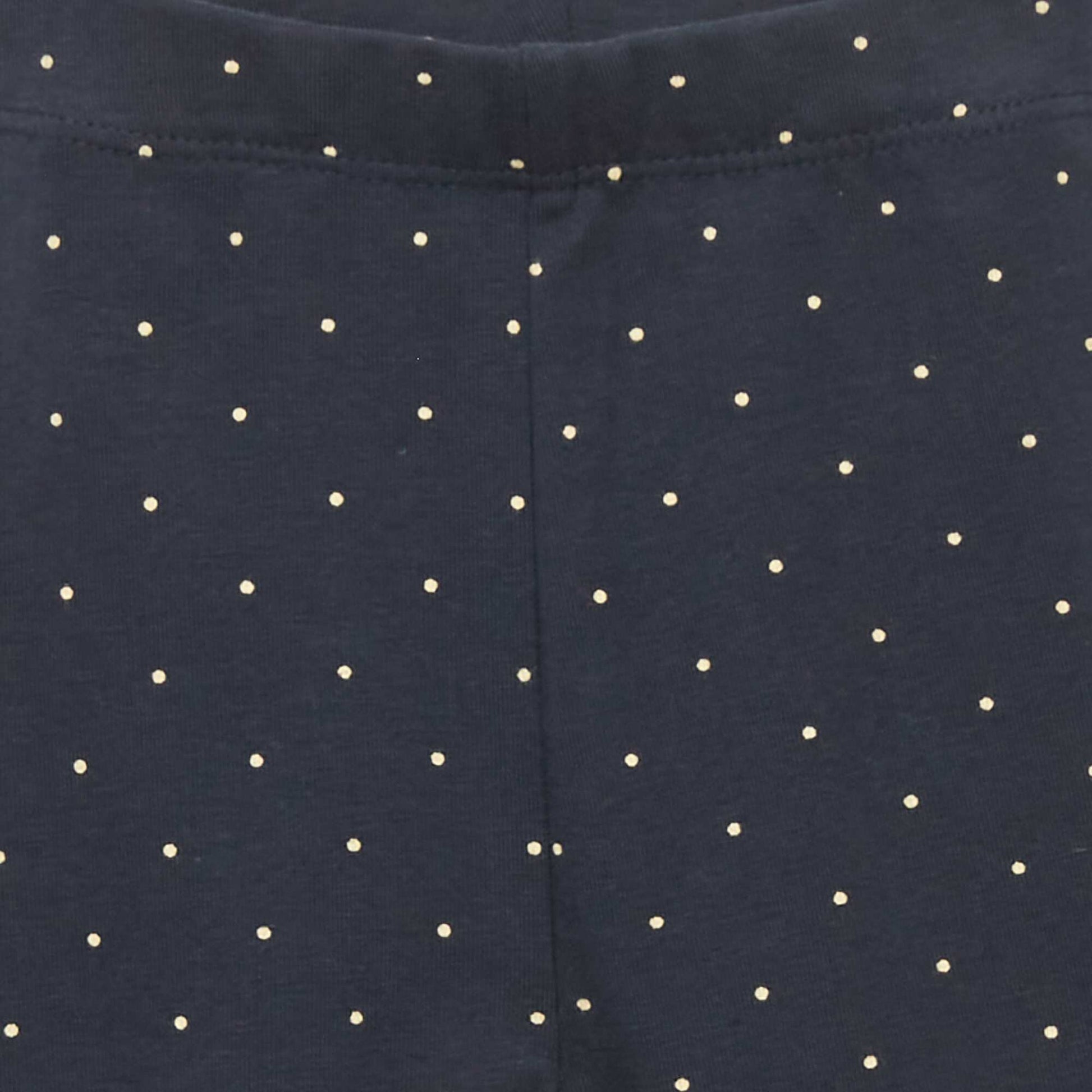 Legging long fantaisie BLEU MARINE