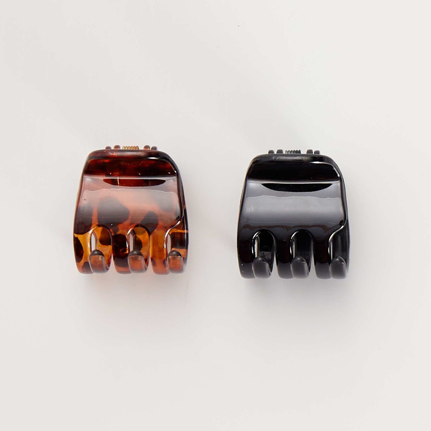 Lot de 2 pinces crabes NOIR MARRON
