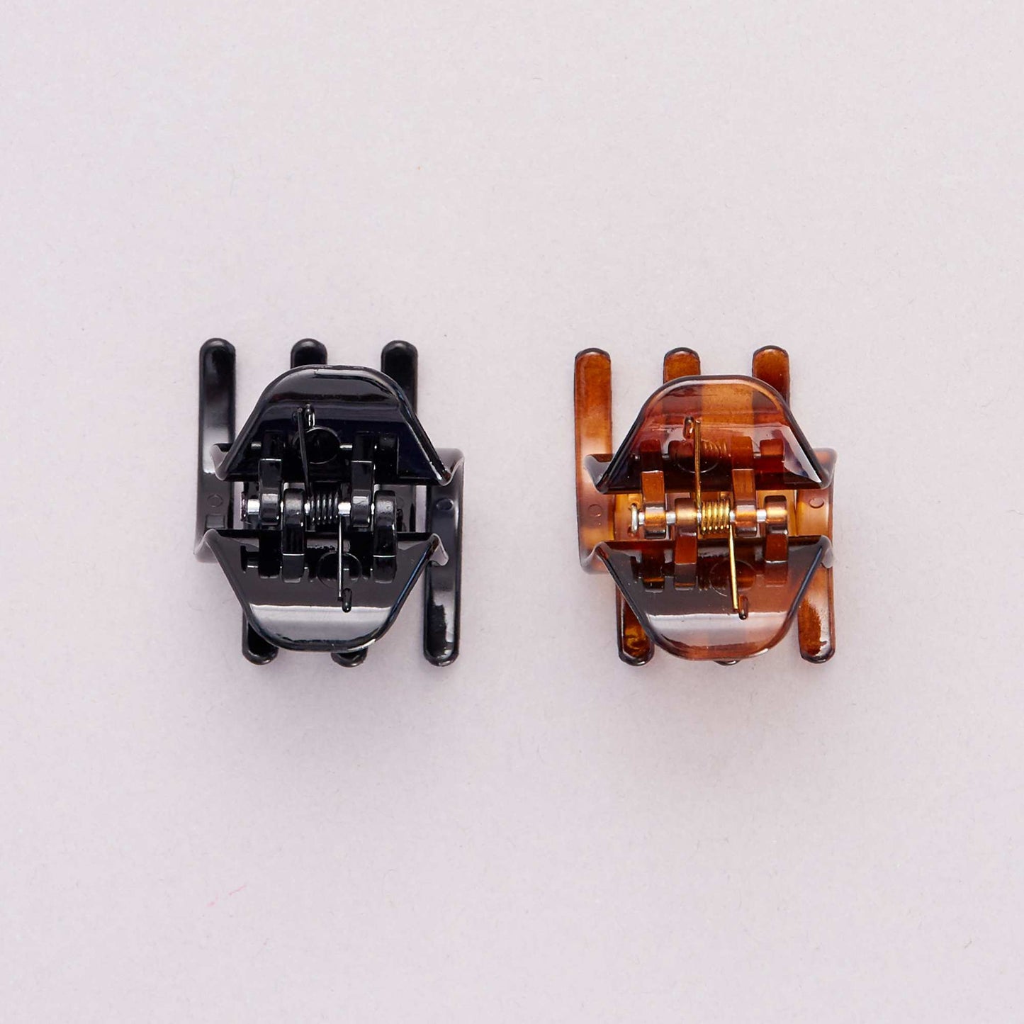 Lot de 2 pinces crabes NOIR MARRON