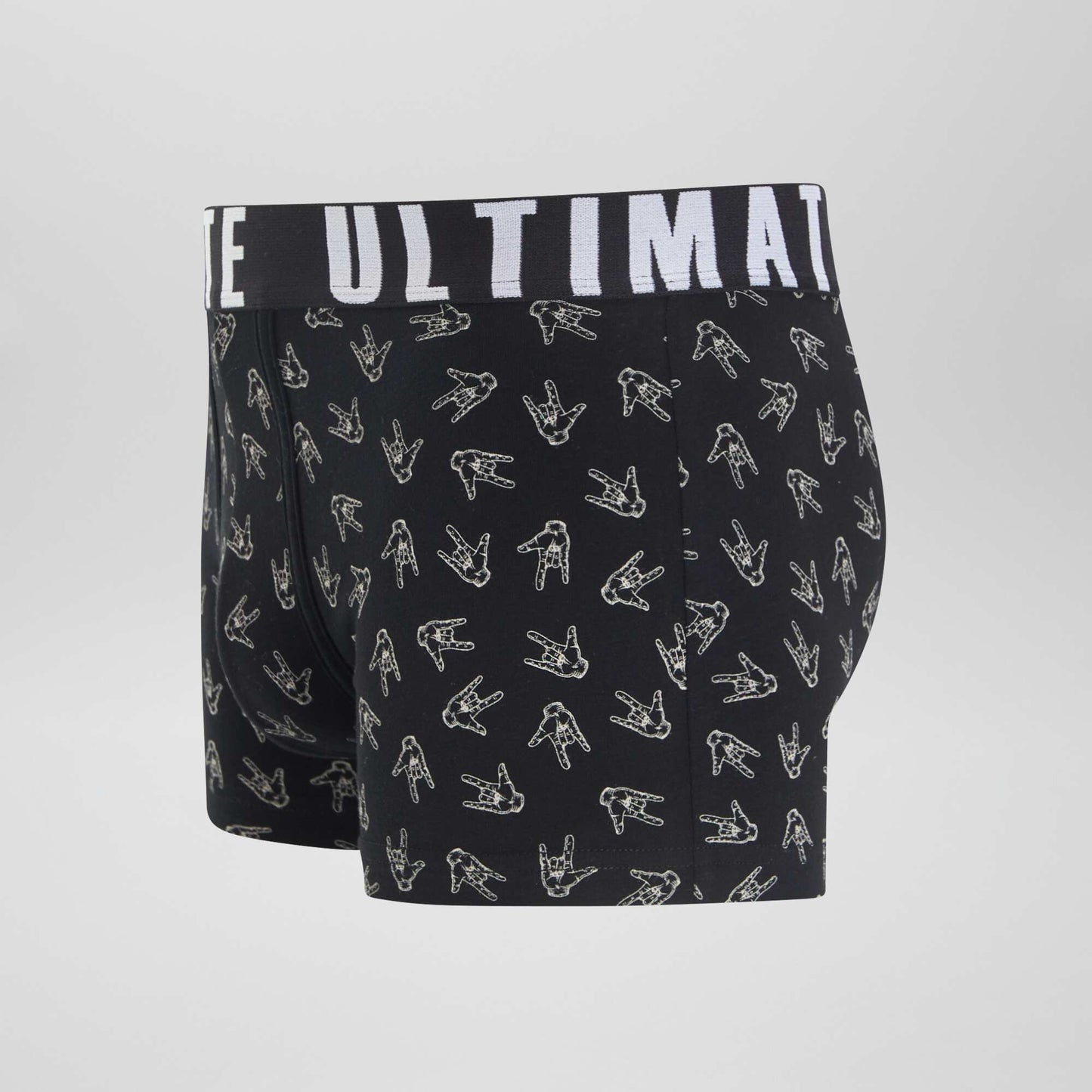 Lot de 3 boxers fantaisie NOIR/BLANC