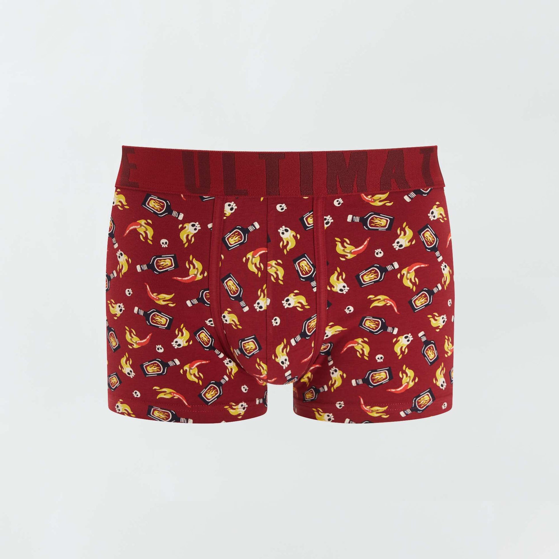 Lot de 3 boxers fantaisie MARINE/ROUGE