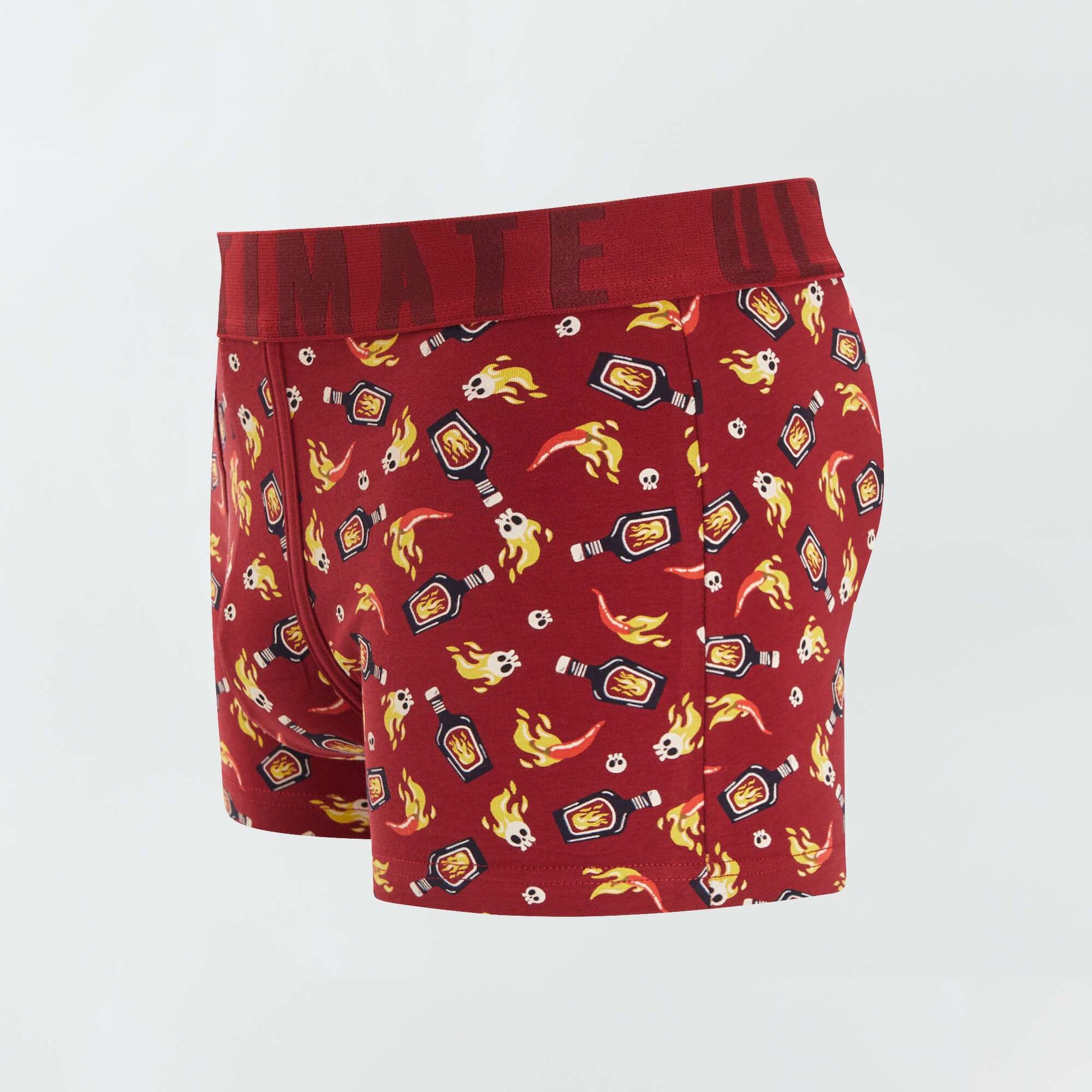 Lot de 3 boxers fantaisie MARINE/ROUGE