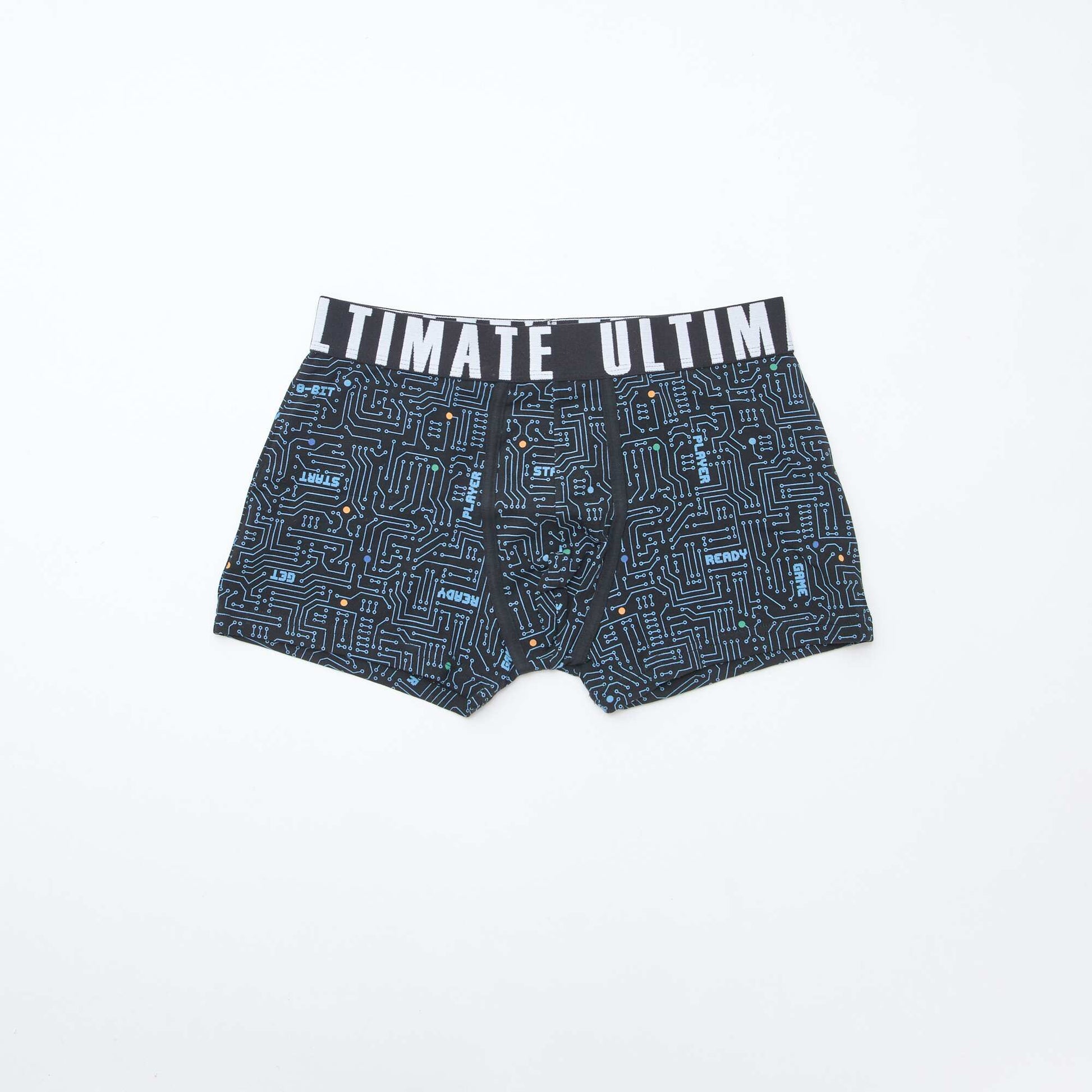 Lot de 3 boxers fantaisie BLEU