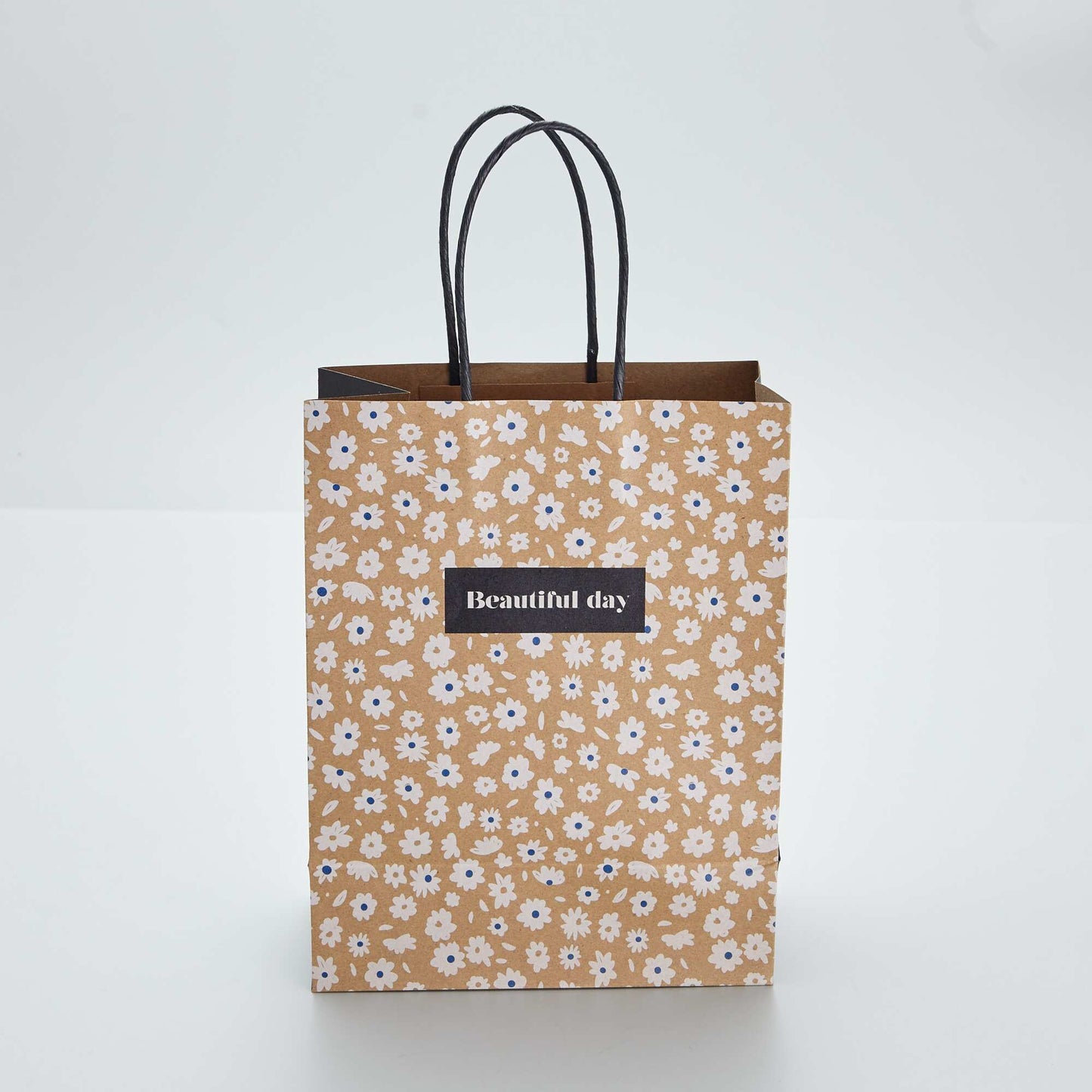Sac cadeau imprimé JAUNE