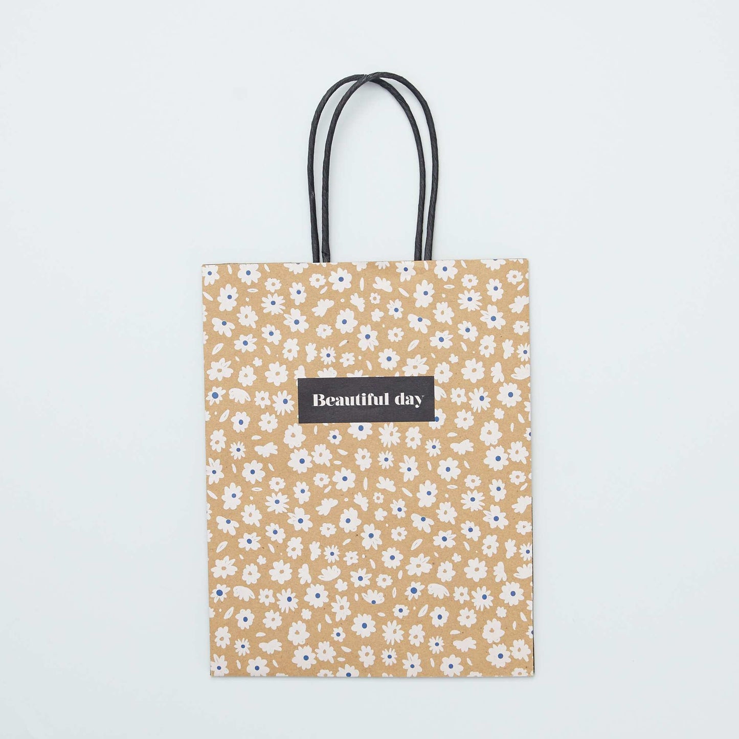 Sac cadeau imprimé JAUNE