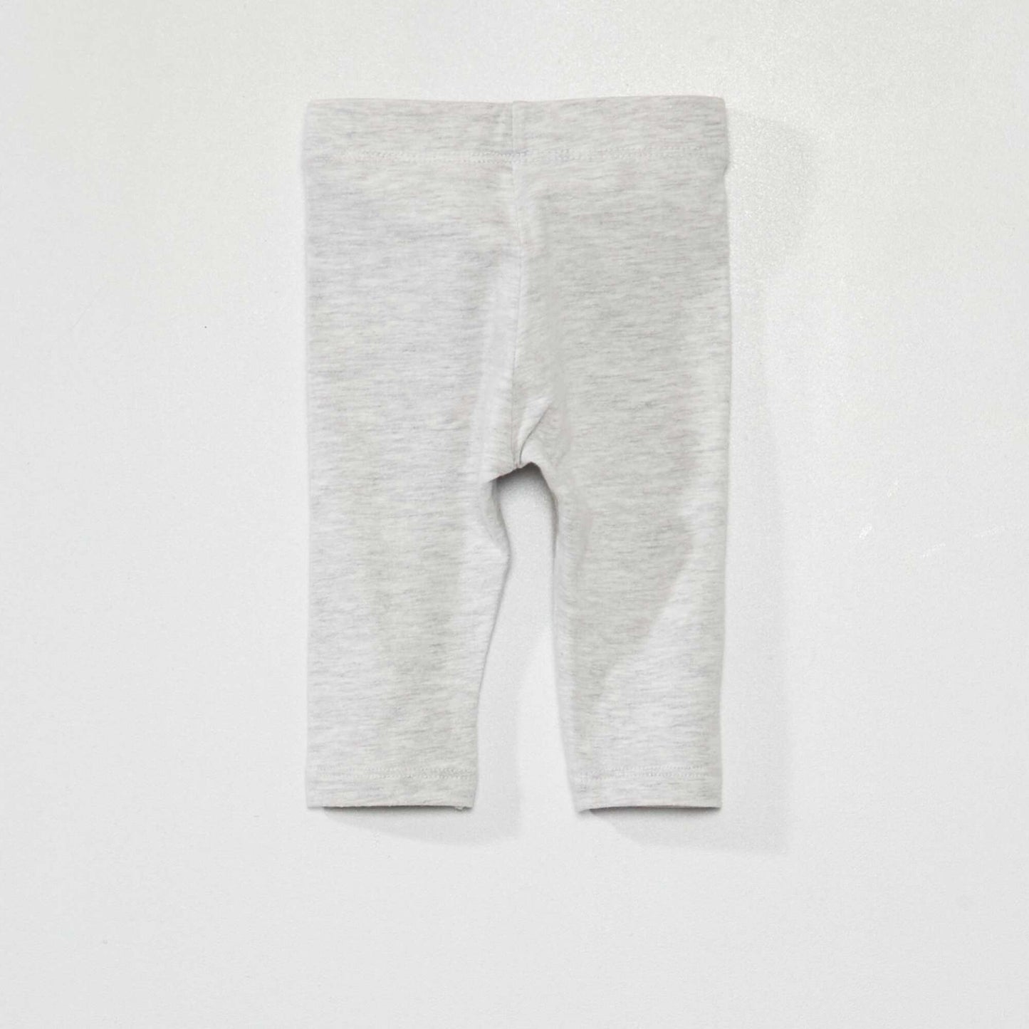 Legging long uni en maille jersey GRIS CLAIR