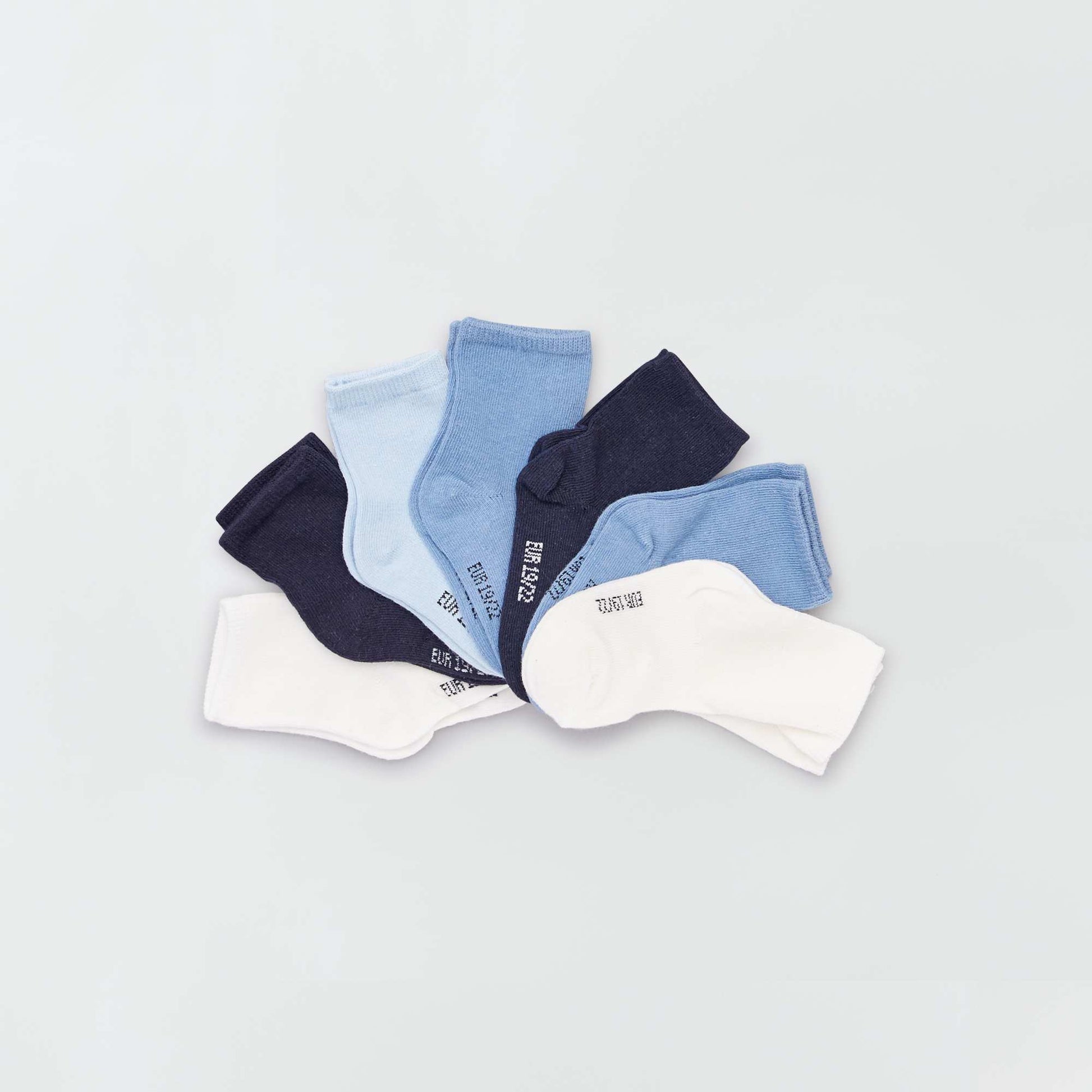 Lot de 7 paires de chaussettes BLEU