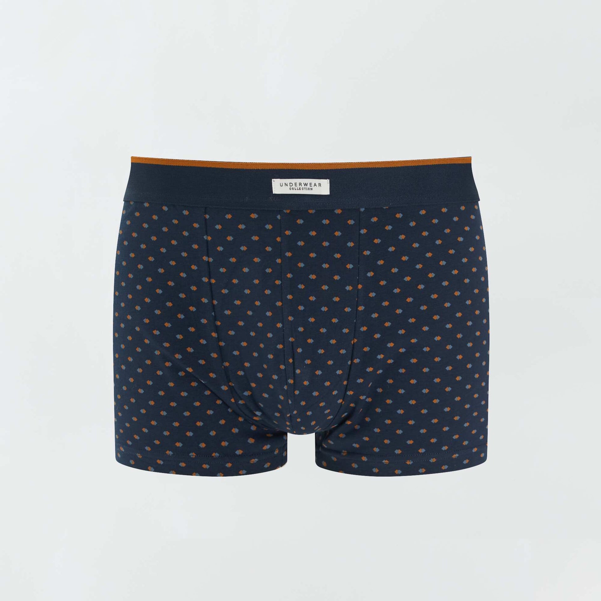 Lot de 3 boxers MOUTARDE/MARINE