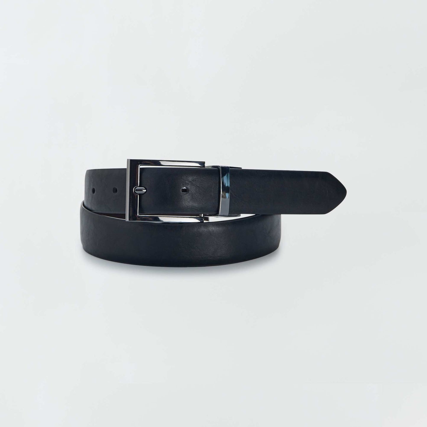 Ceinture en simili réversible NOIR