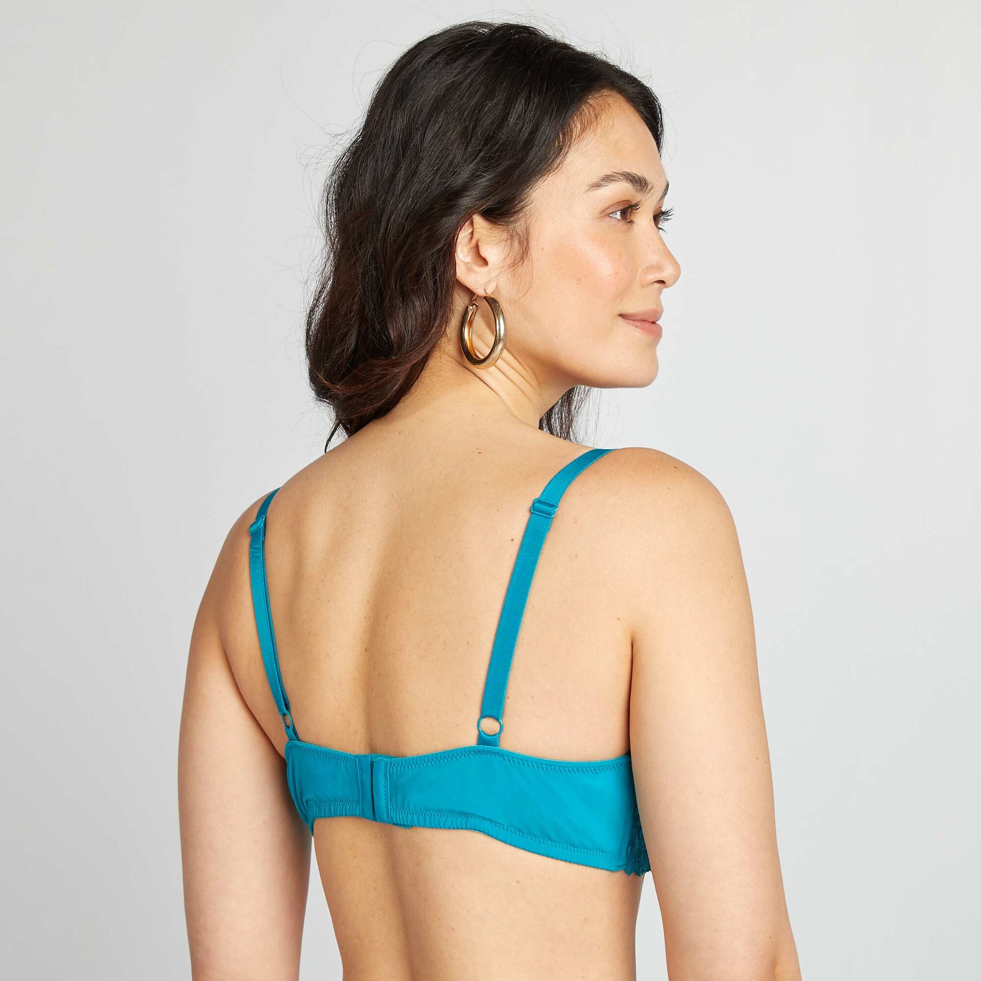 Soutien-gorge paddé bonnet D&E BLEU