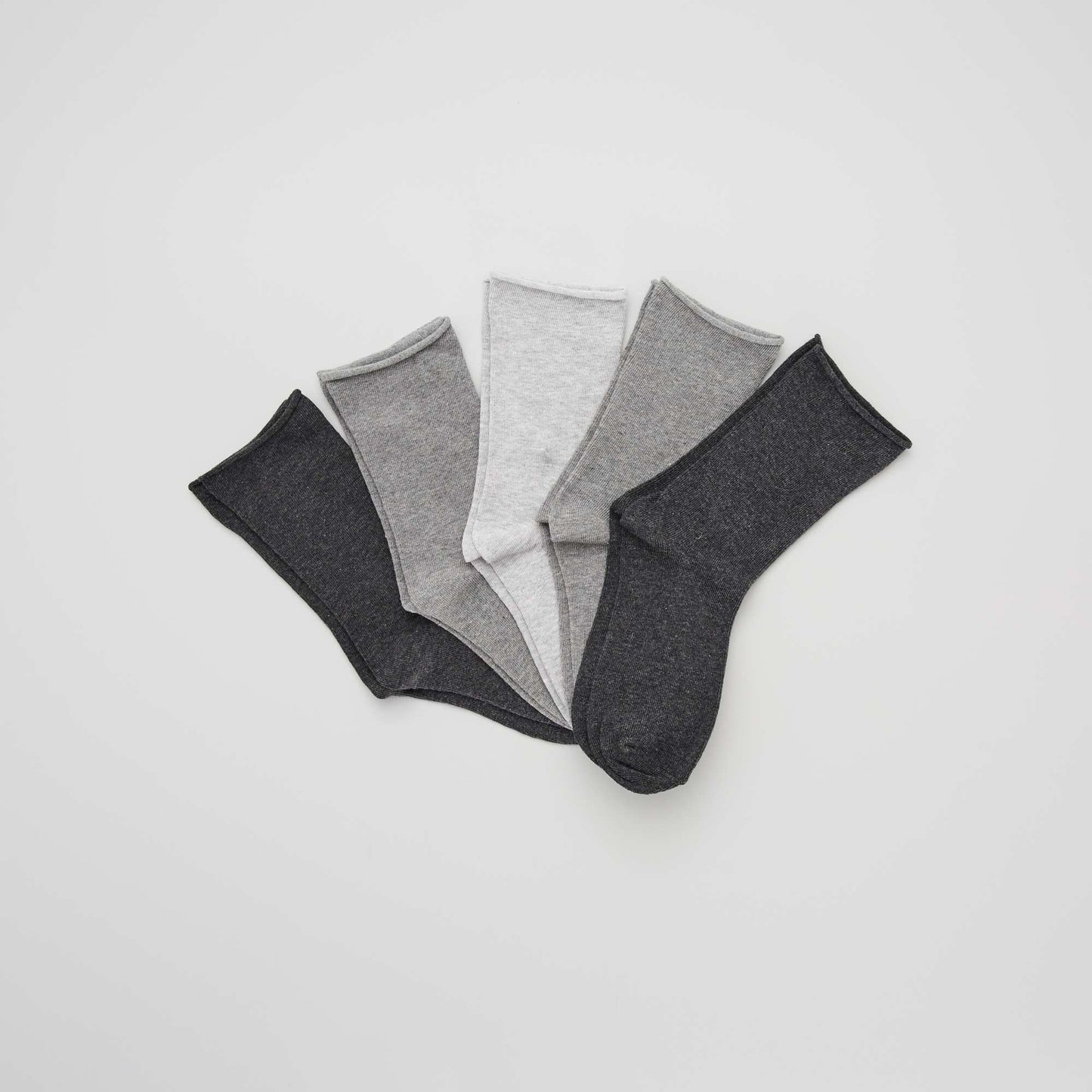 Lot de 5 paires de chaussettes GRIS