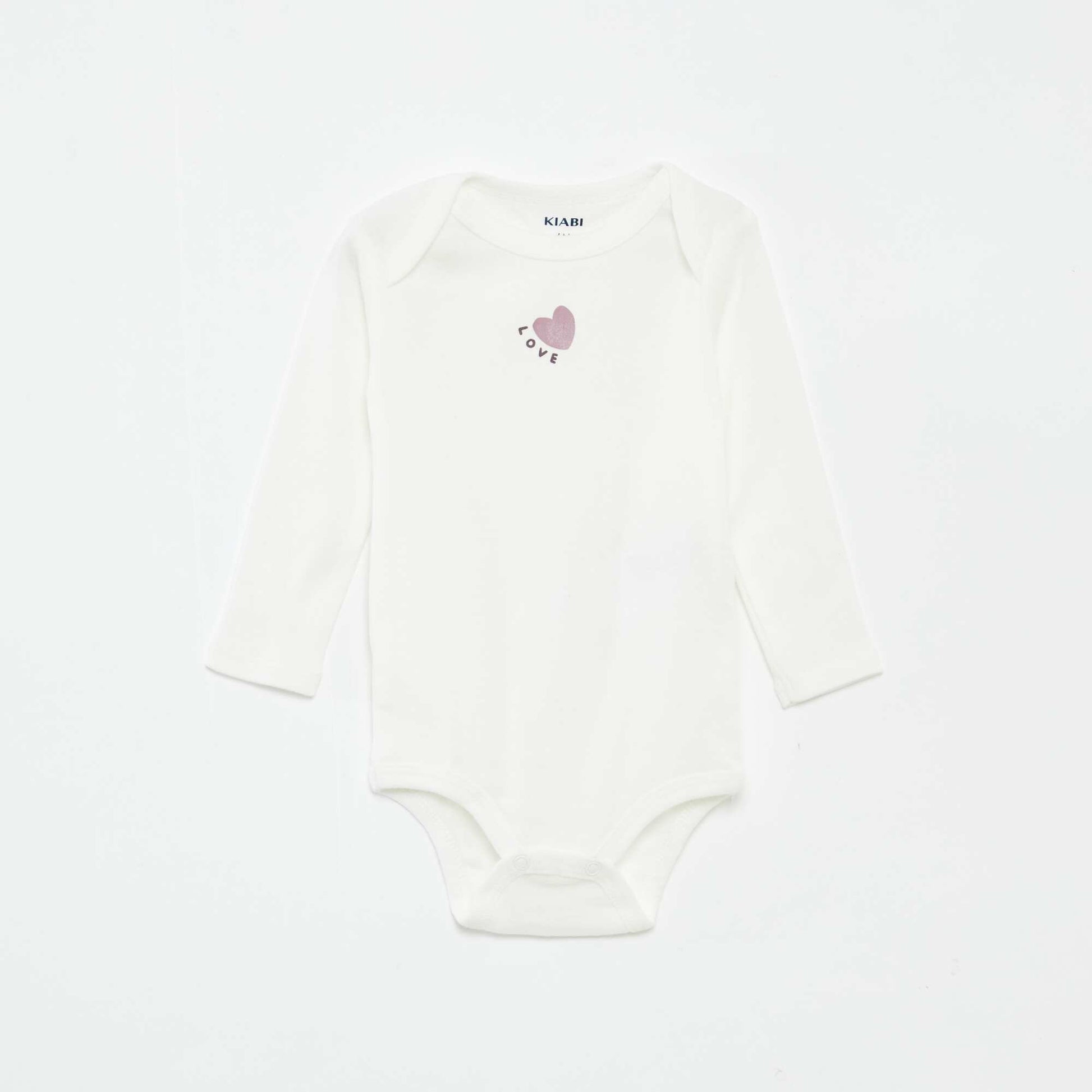 Lot de 3 bodies manches longues VIOLET