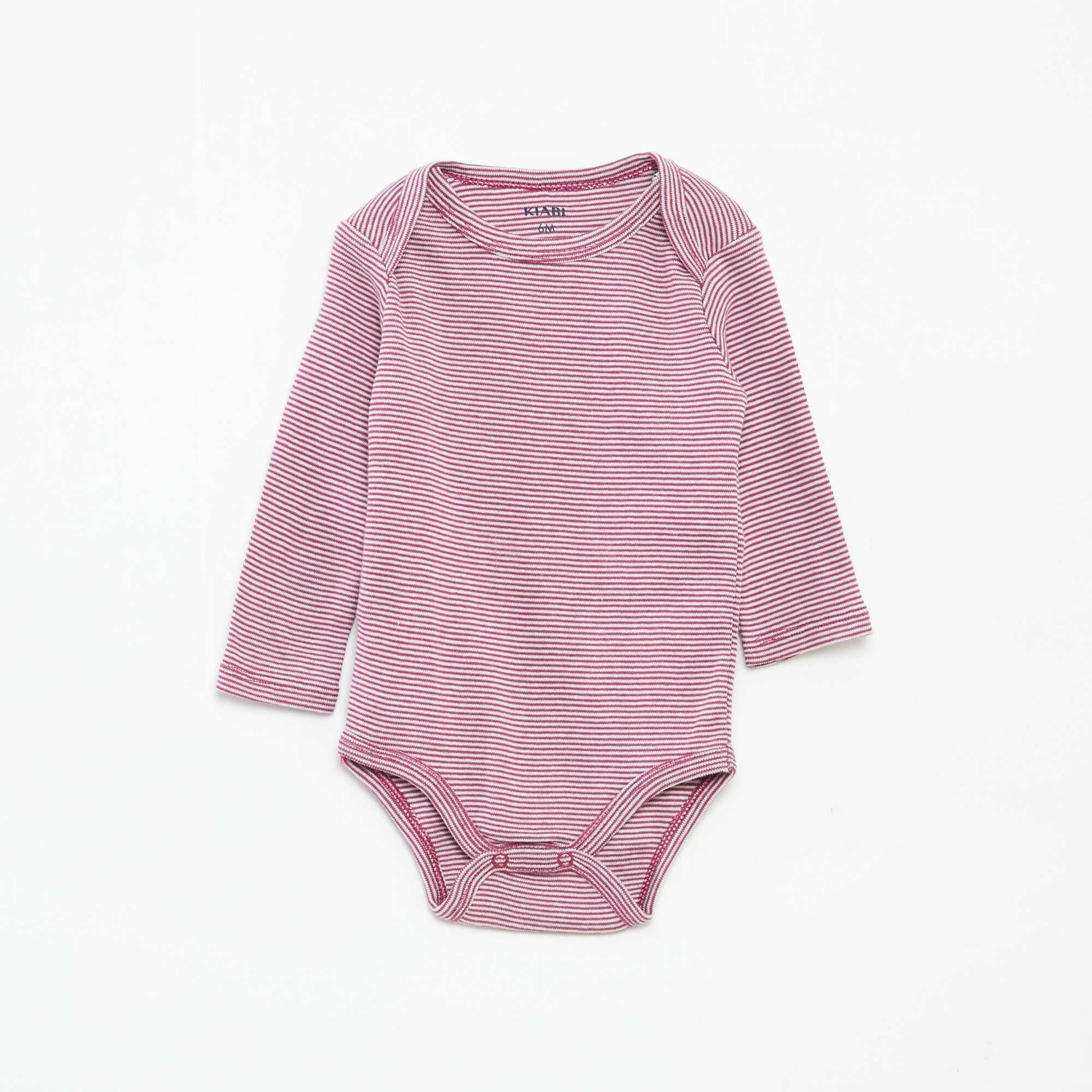 Lot de 3 bodies manches longues BLANC