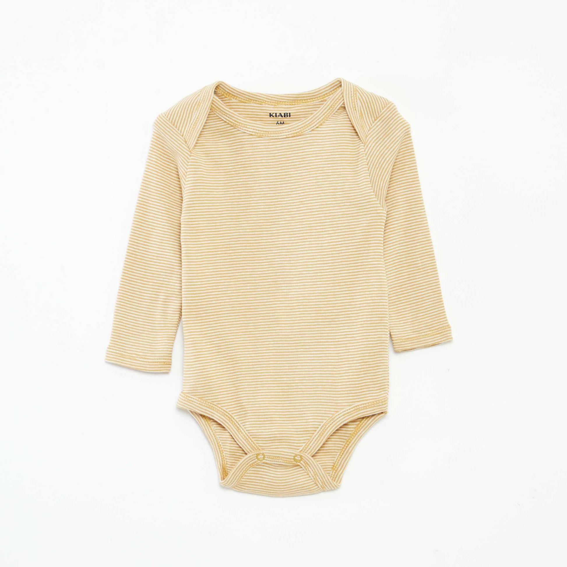 Lot de 3 bodies manches longues VERT