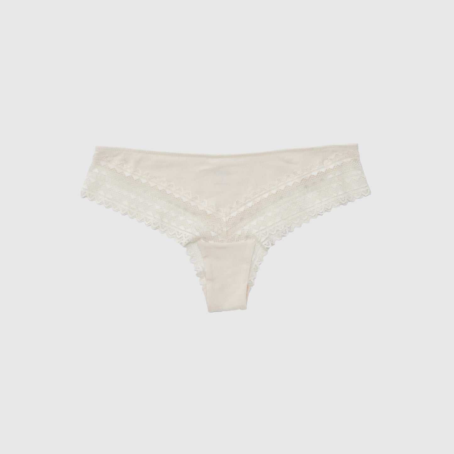 Lot de 3 tangas coton et dentelle ROSE