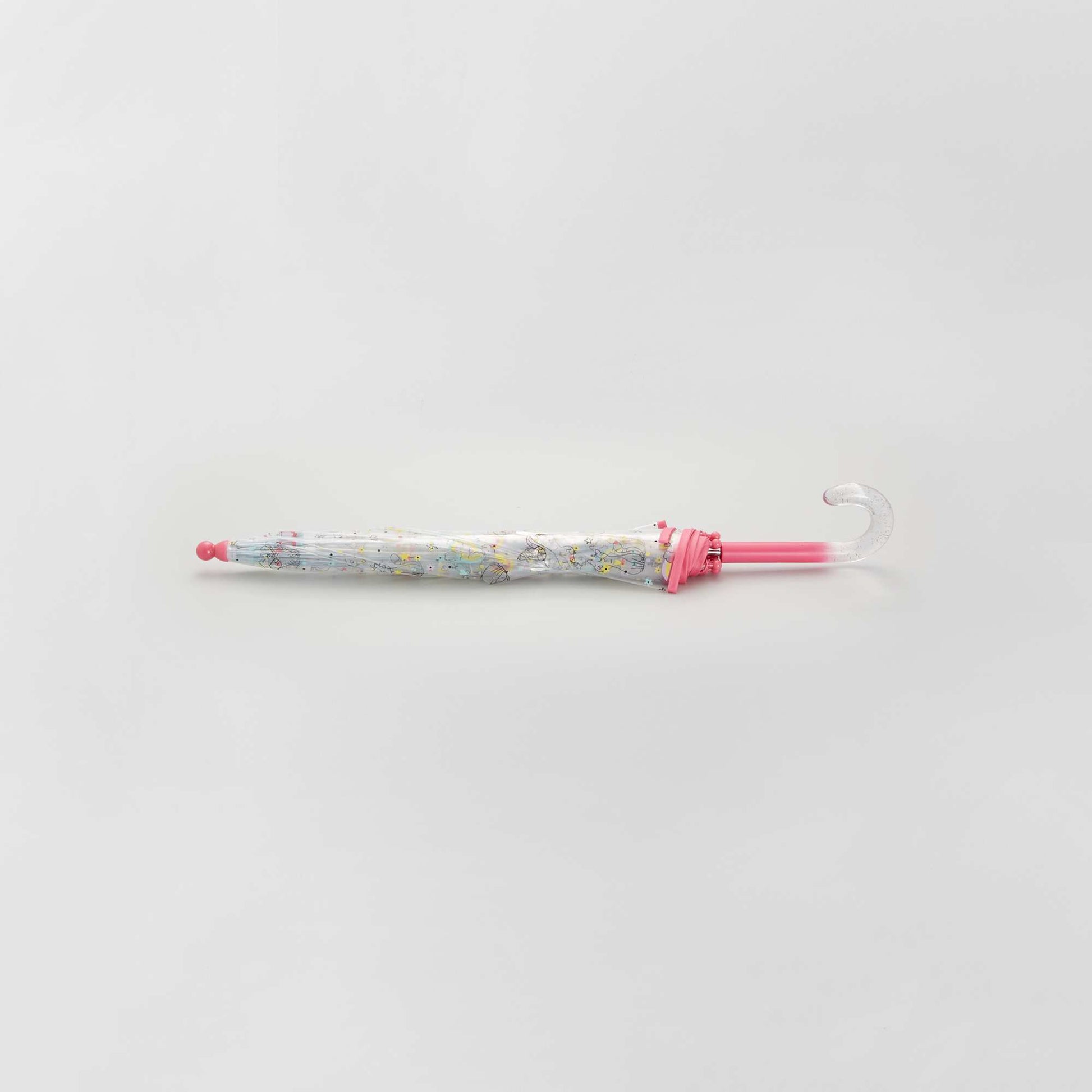 Parapluie transparent 'chat et arc-en-ciel' ROSE