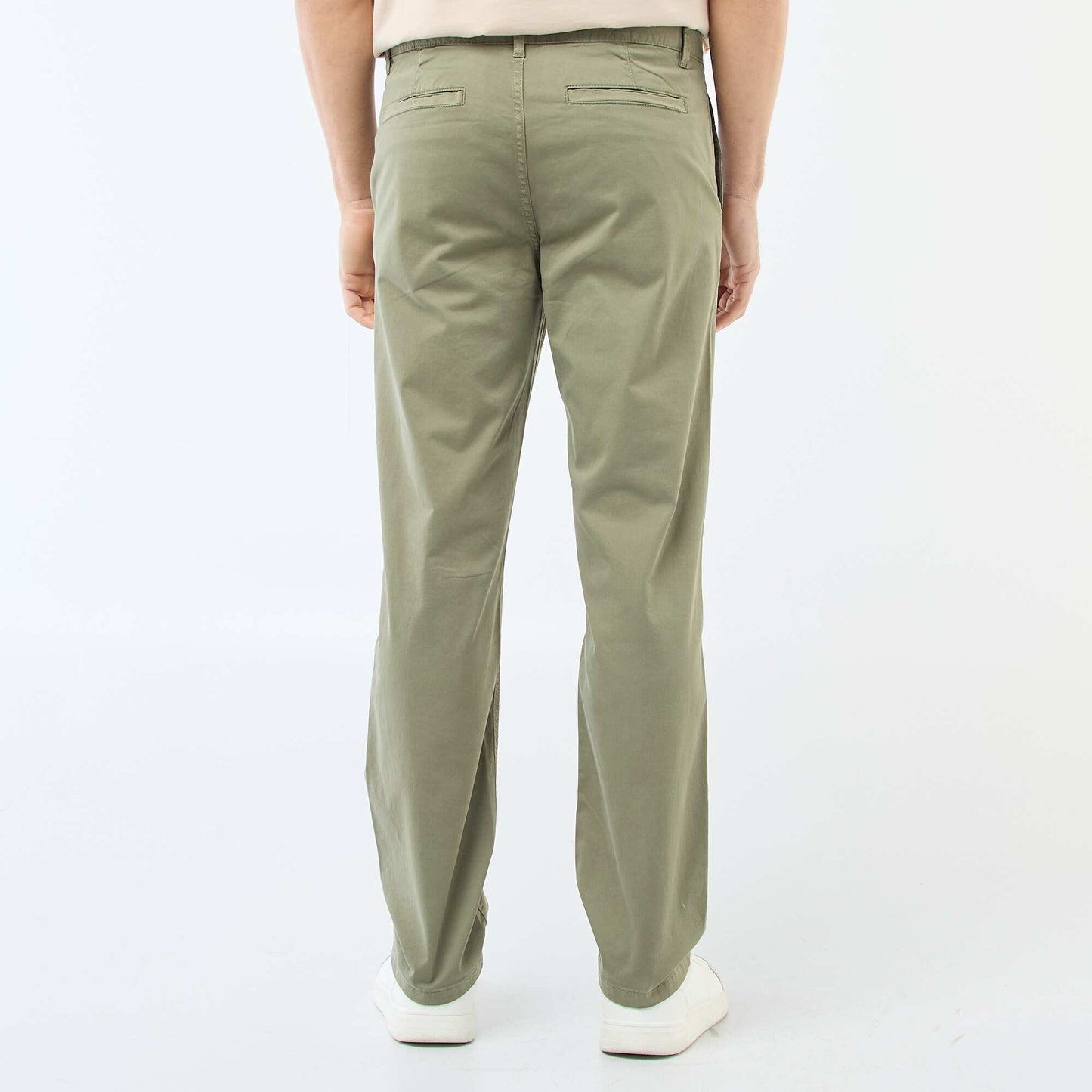 Pantalon chino regular - L32 VERT