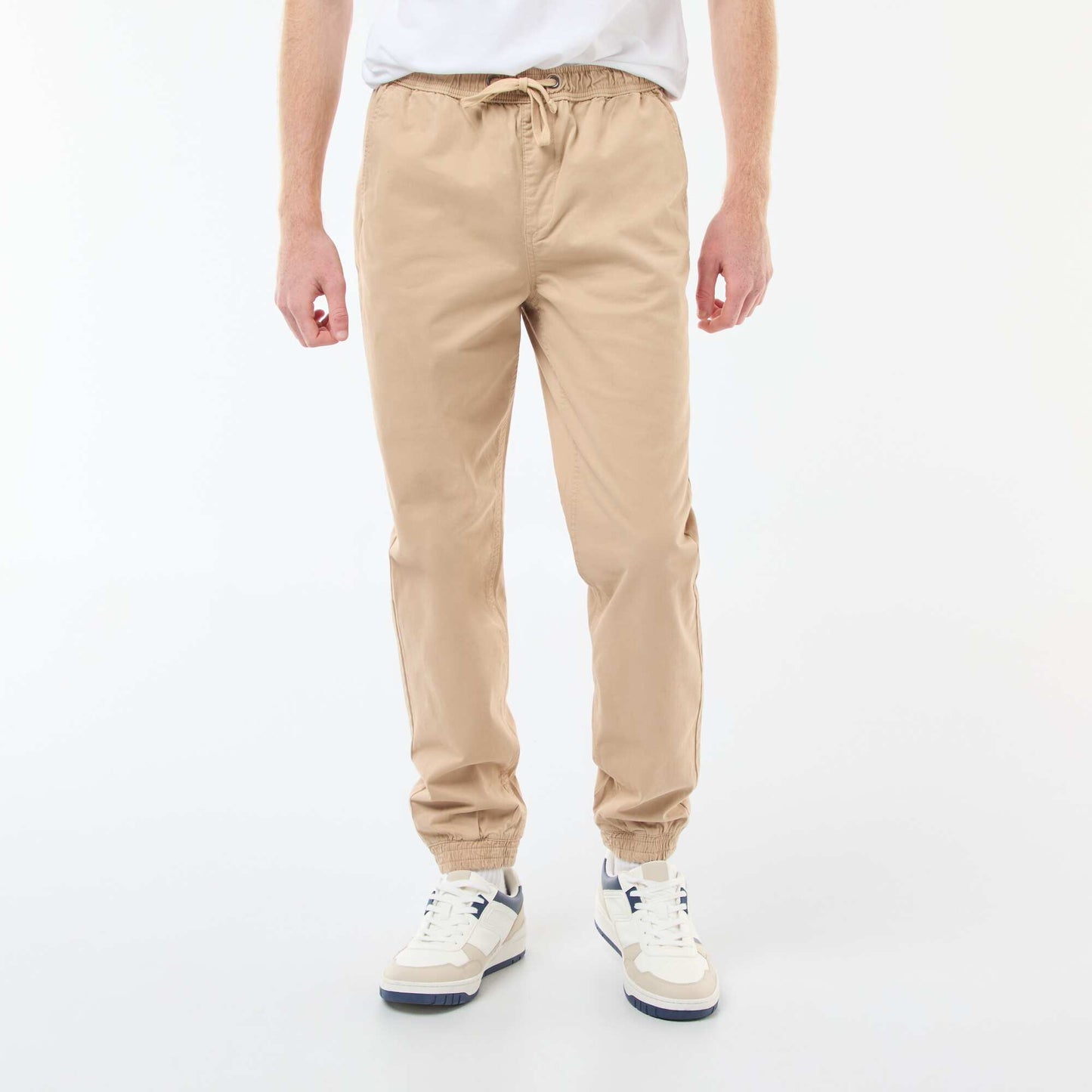 Pantalon esprit 'jogger' BEIGE