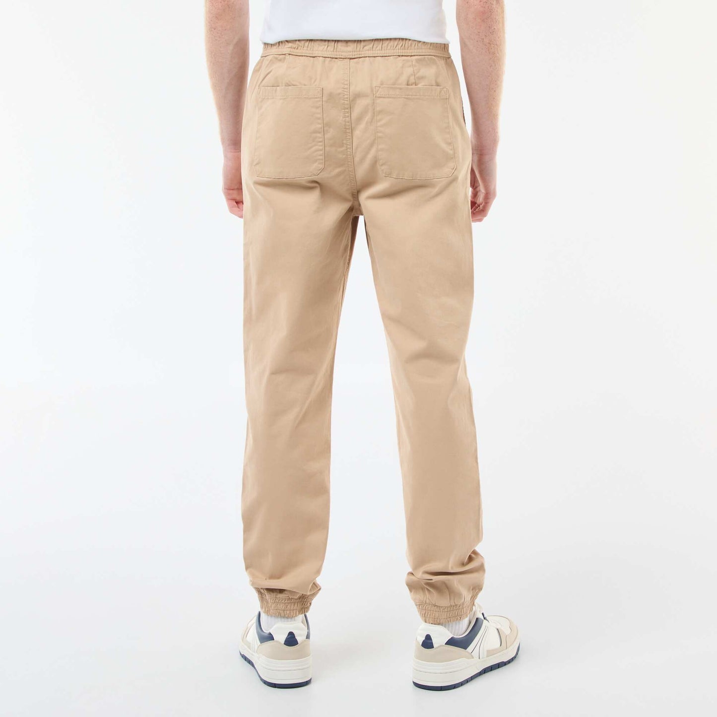 Pantalon esprit 'jogger' BEIGE