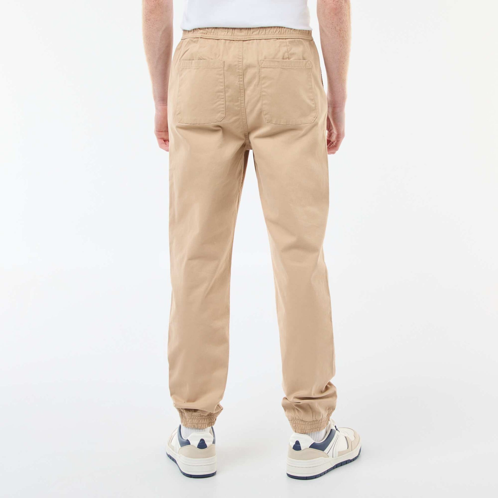 Pantalon esprit 'jogger' BEIGE
