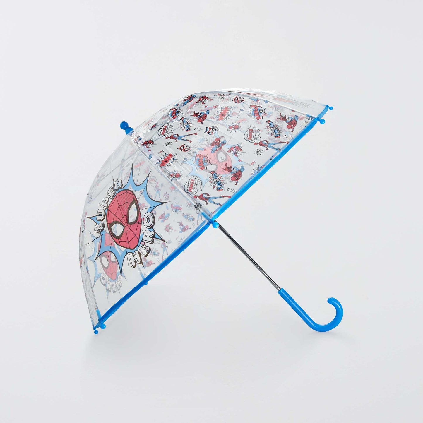 Parapluie transparent 'Spider-Man' ROUGE/BLEU