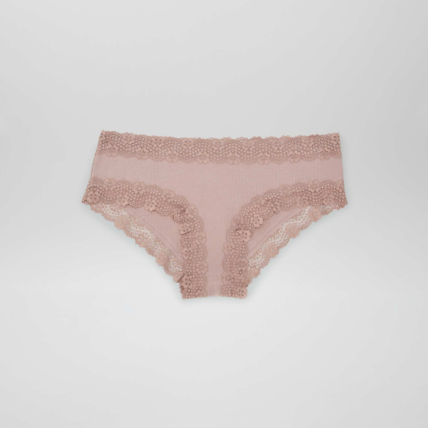 Lot de 3 shorties fines côtes éCRU/BRUN/PRUNE