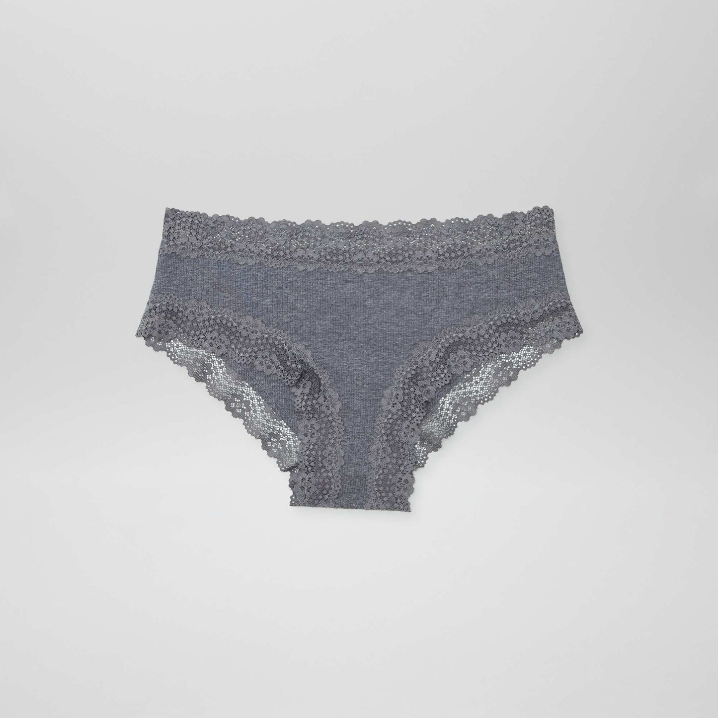 Lot de 3 shorties fines côtes GRIS