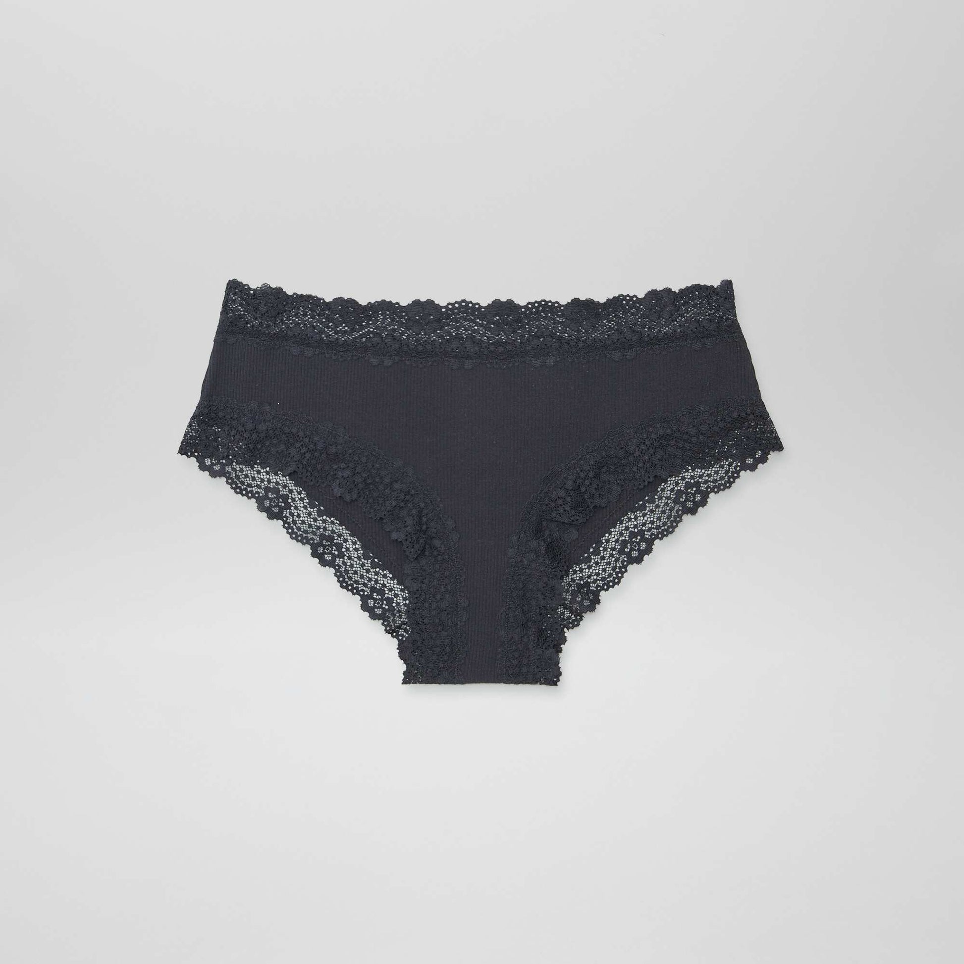 Lot de 3 shorties fines côtes GRIS