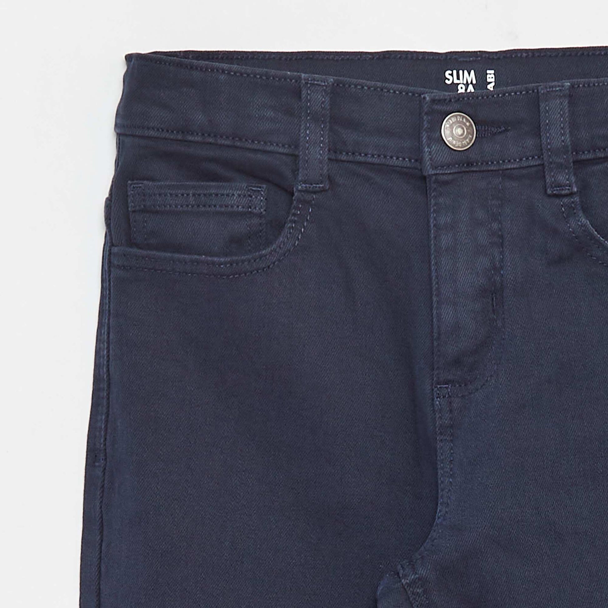 Jean slim à 5 poches BLEU