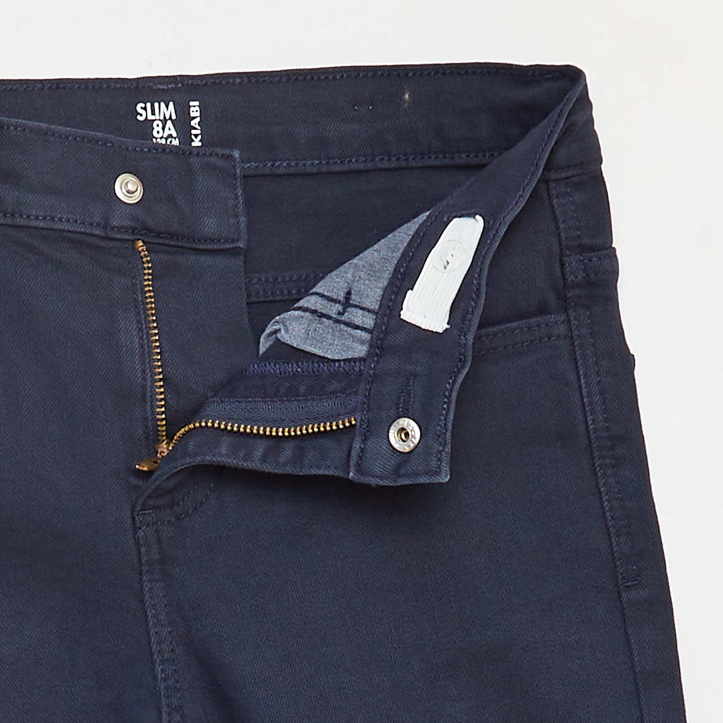 Jean slim à 5 poches BLEU