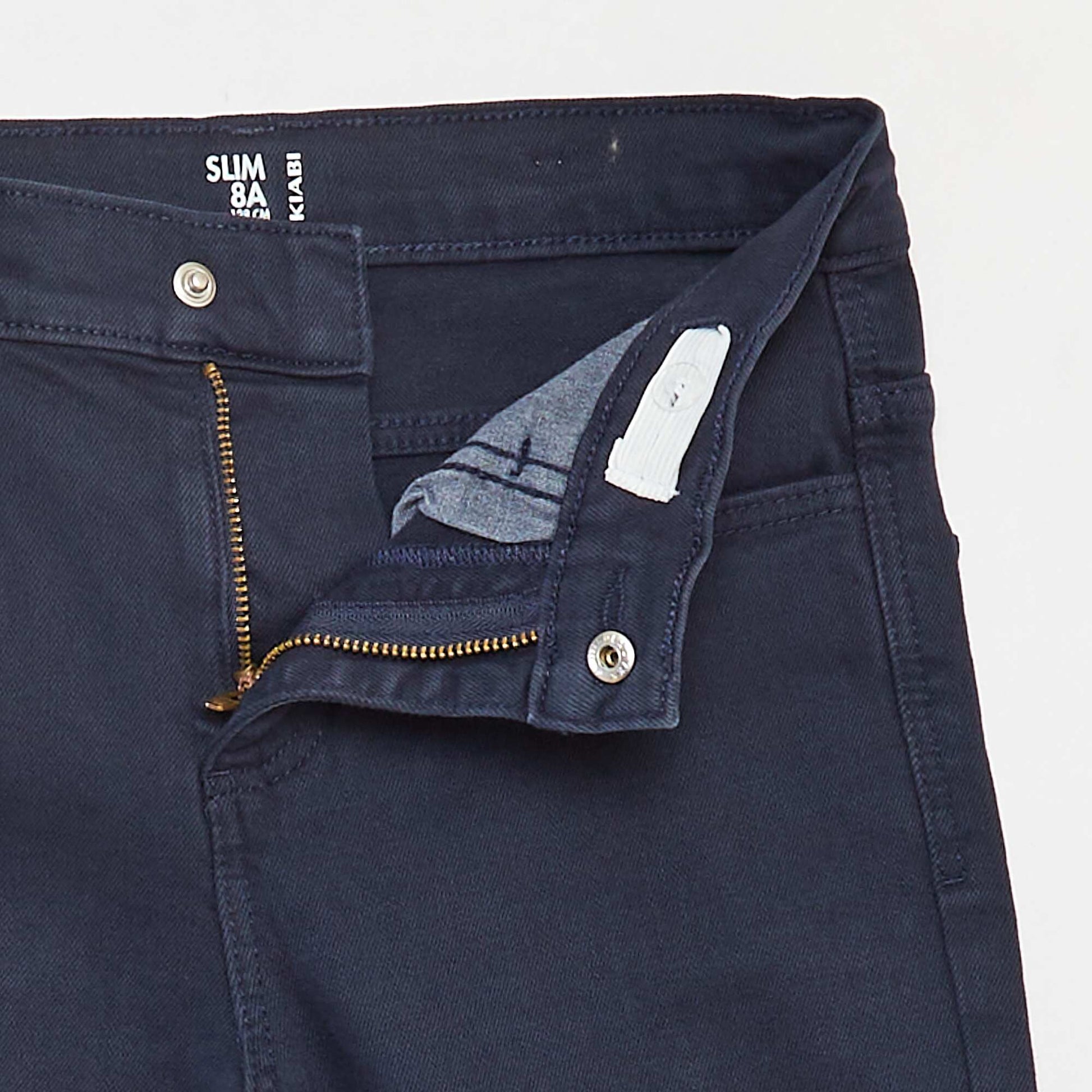 Jean slim à 5 poches BLEU