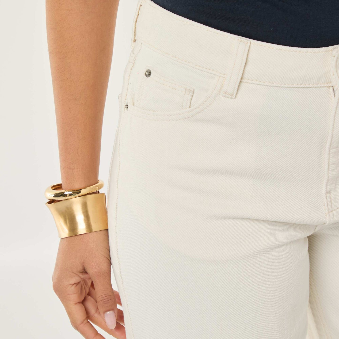 Jean wide leg - L30 BLANC