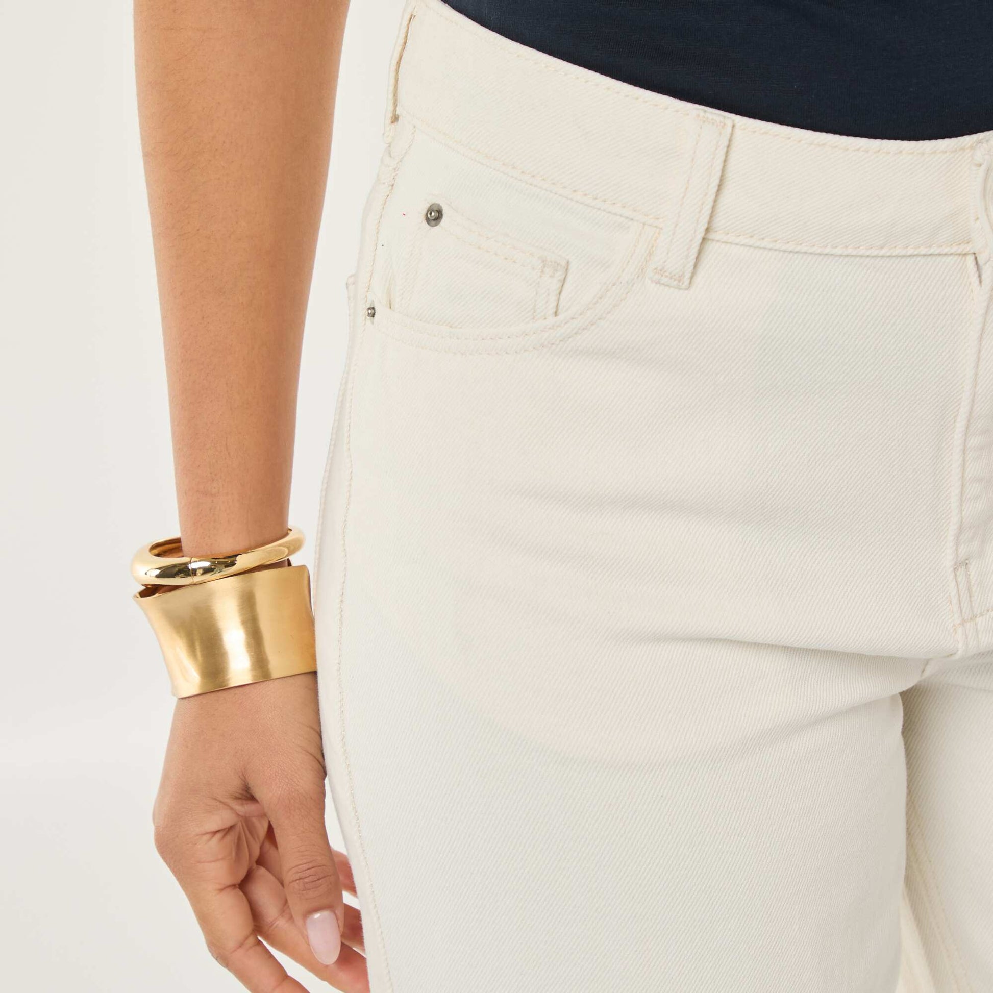 Jean wide leg - L30 BLANC
