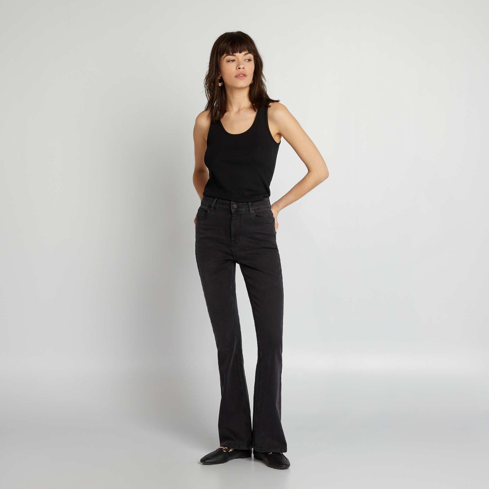 Jean flare/bootcut - L30 NOIR