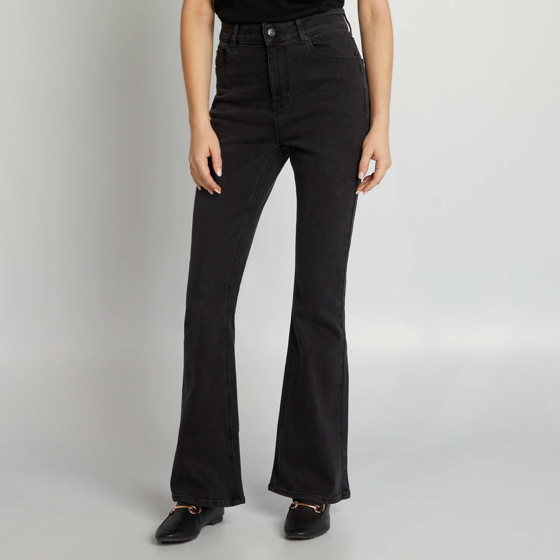 Jean flare/bootcut - L30 NOIR