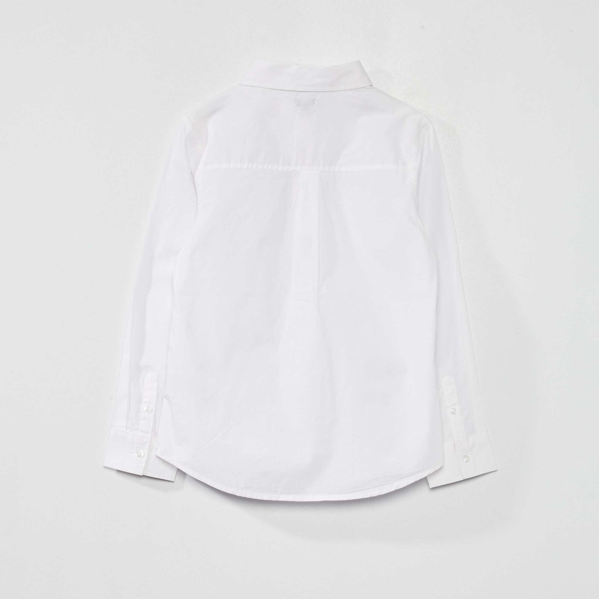 Chemise en popeline BLANC