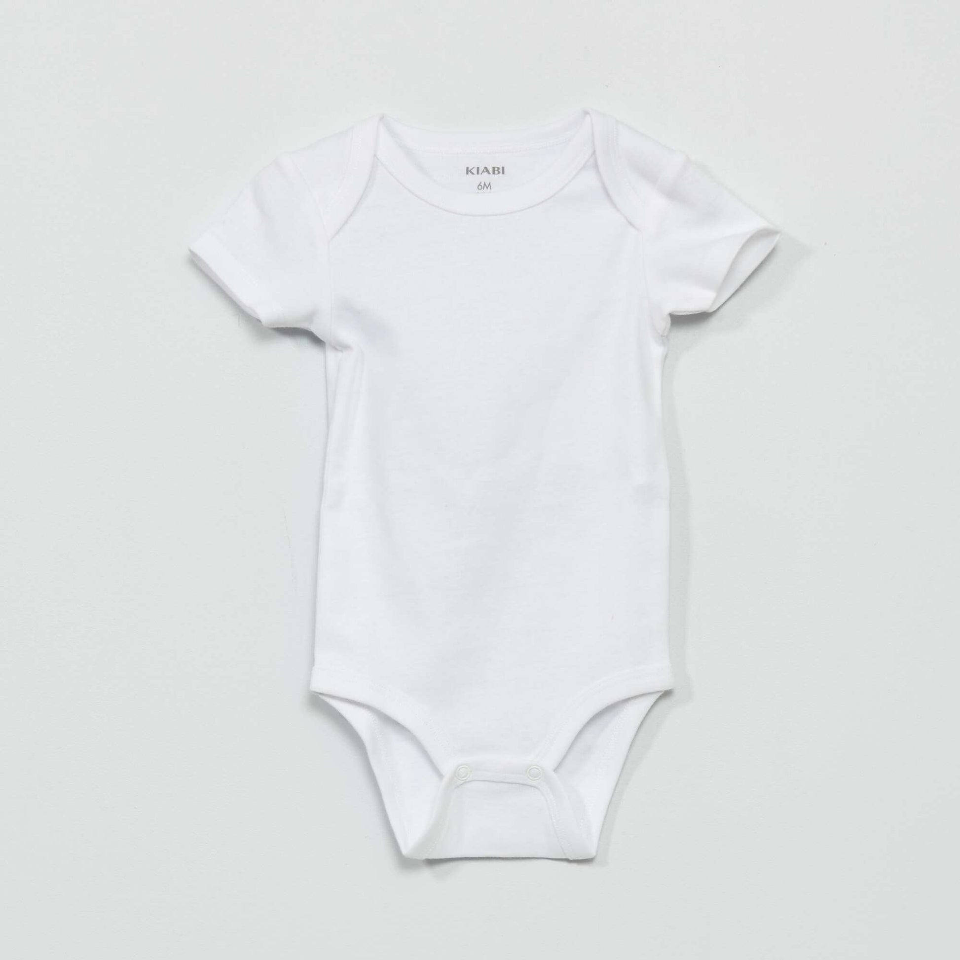 Lot de 3 bodies en jersey BLANC