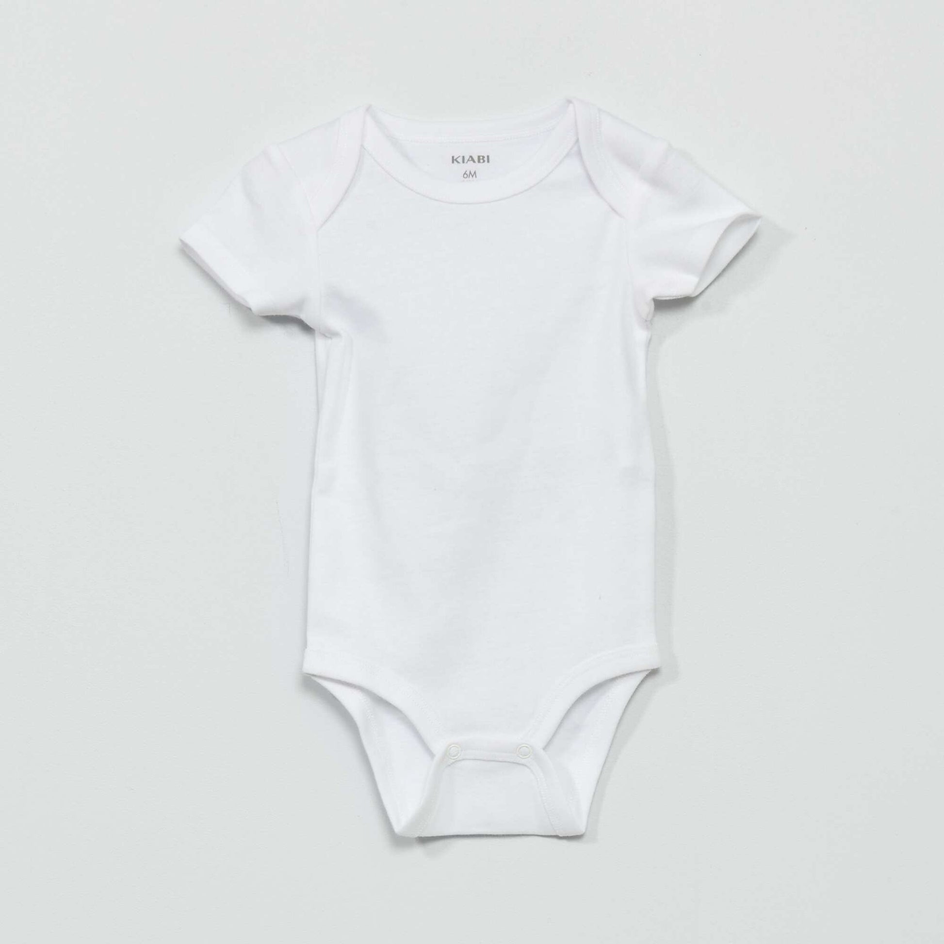 Lot de 3 bodies en jersey BLANC