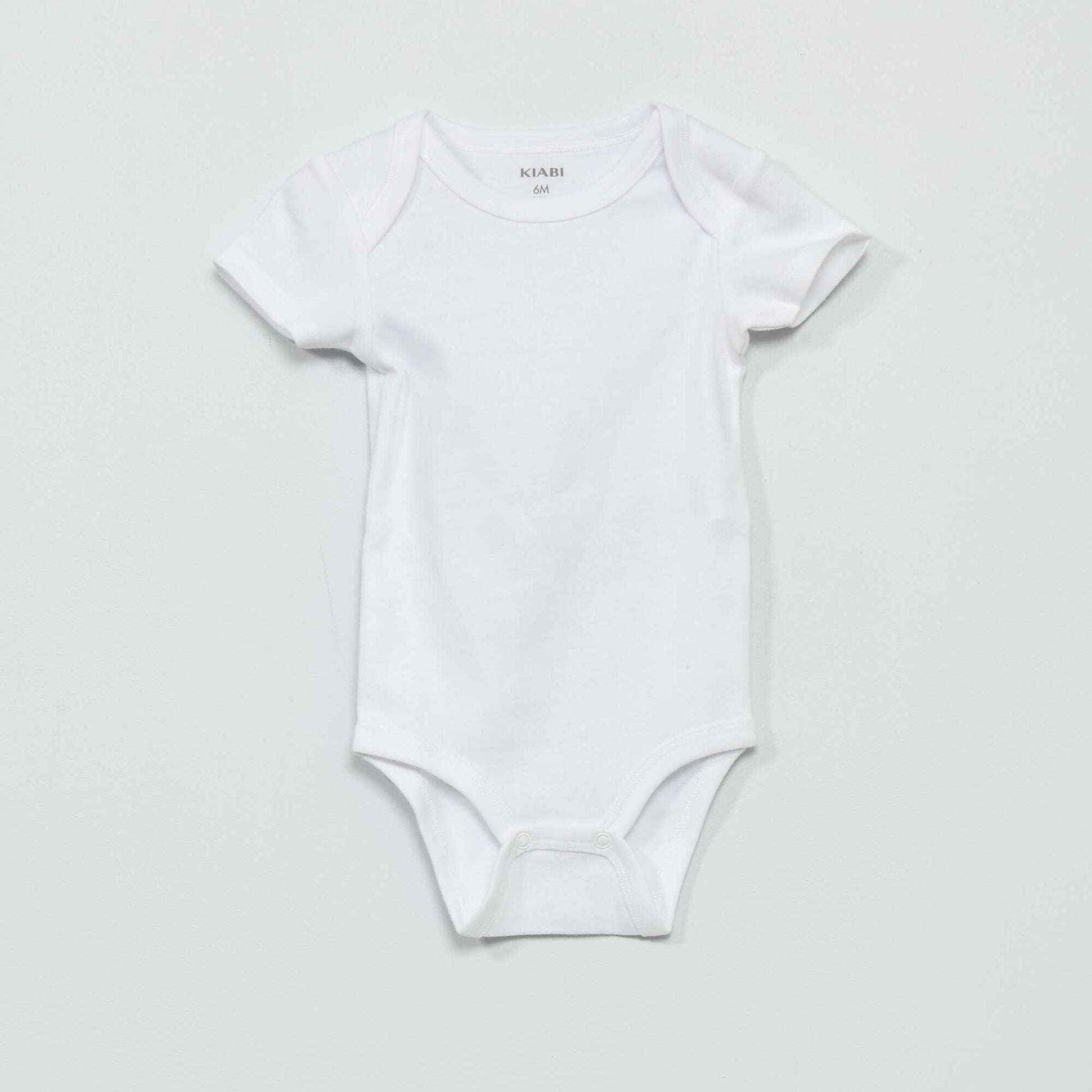 Lot de 3 bodies en jersey BLANC